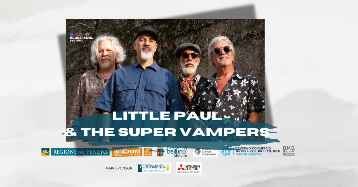 Dolomiti Blues&Soul festival. Little Paul & the Super Vampers