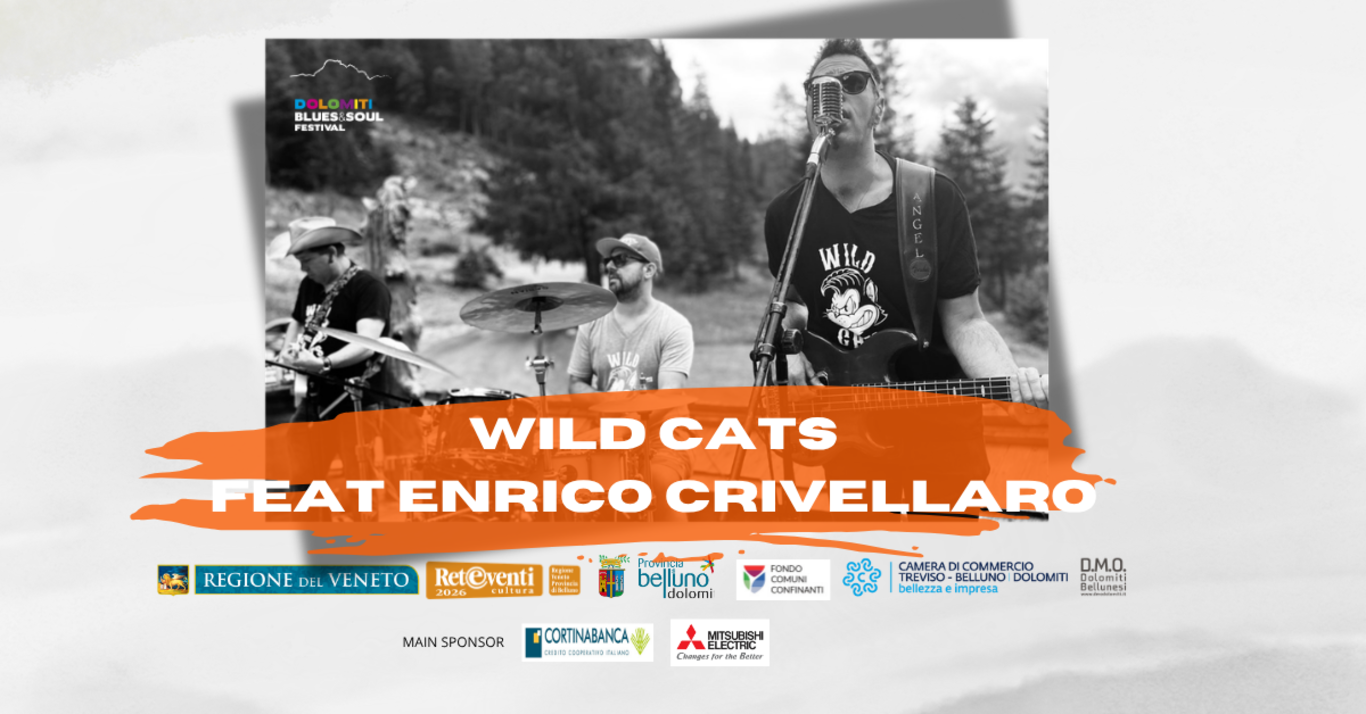Dolomiti Blues&Soul festival. Wild Cats feat. Enrico Crivellaro