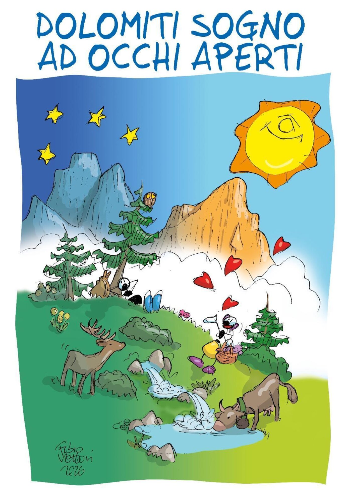 Dolomiti sogno ad occhi aperti