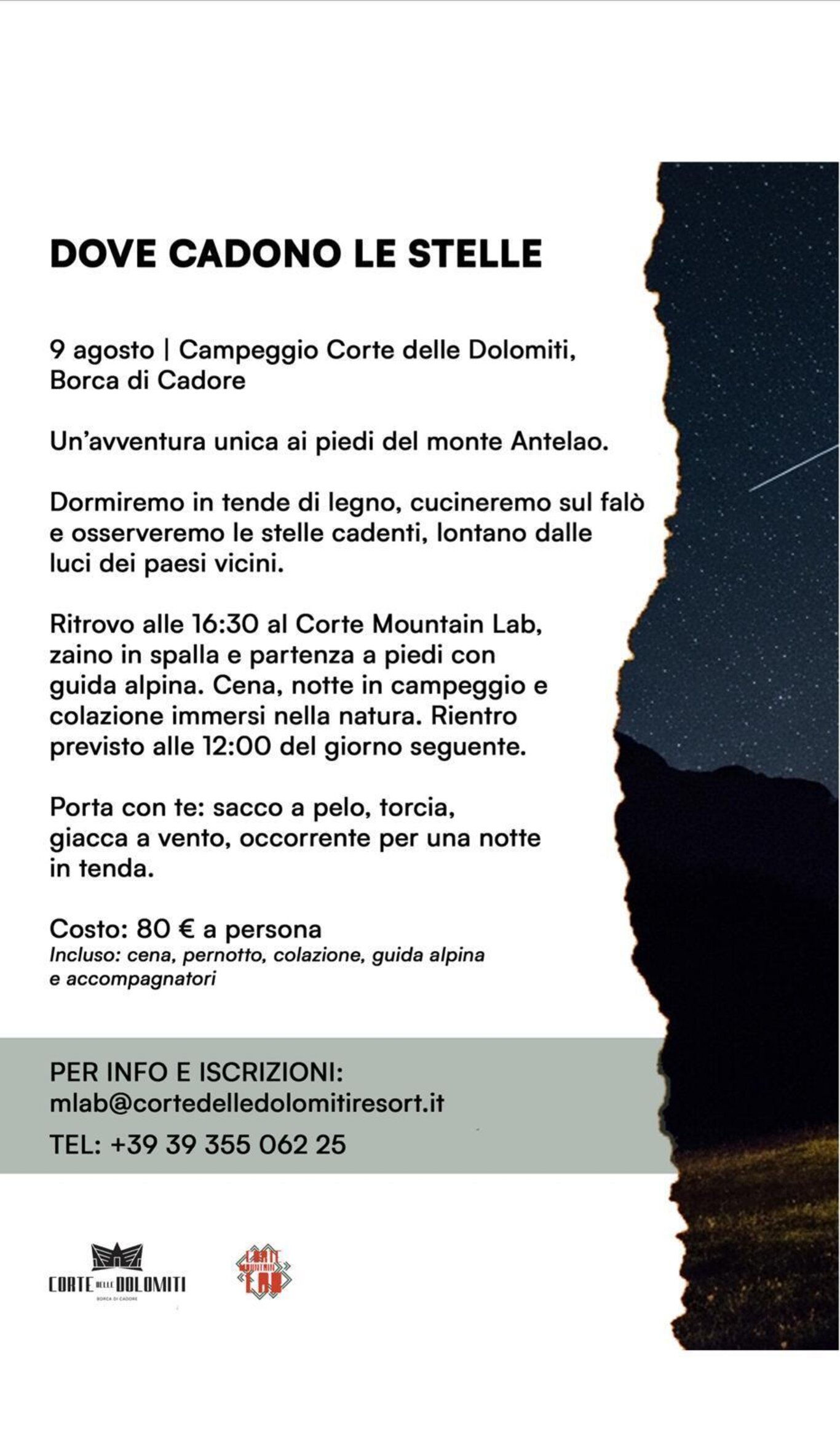 dove cadono le stelle dove cadono le stelle