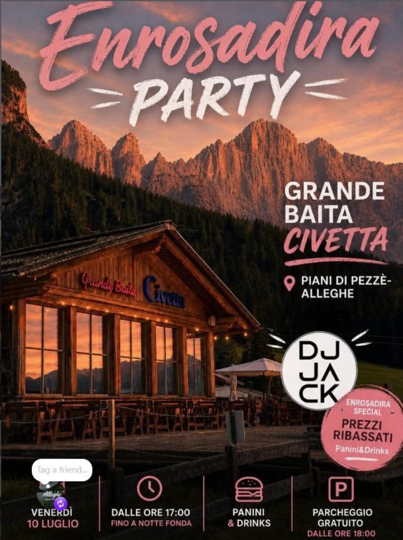 Enrosadira Party