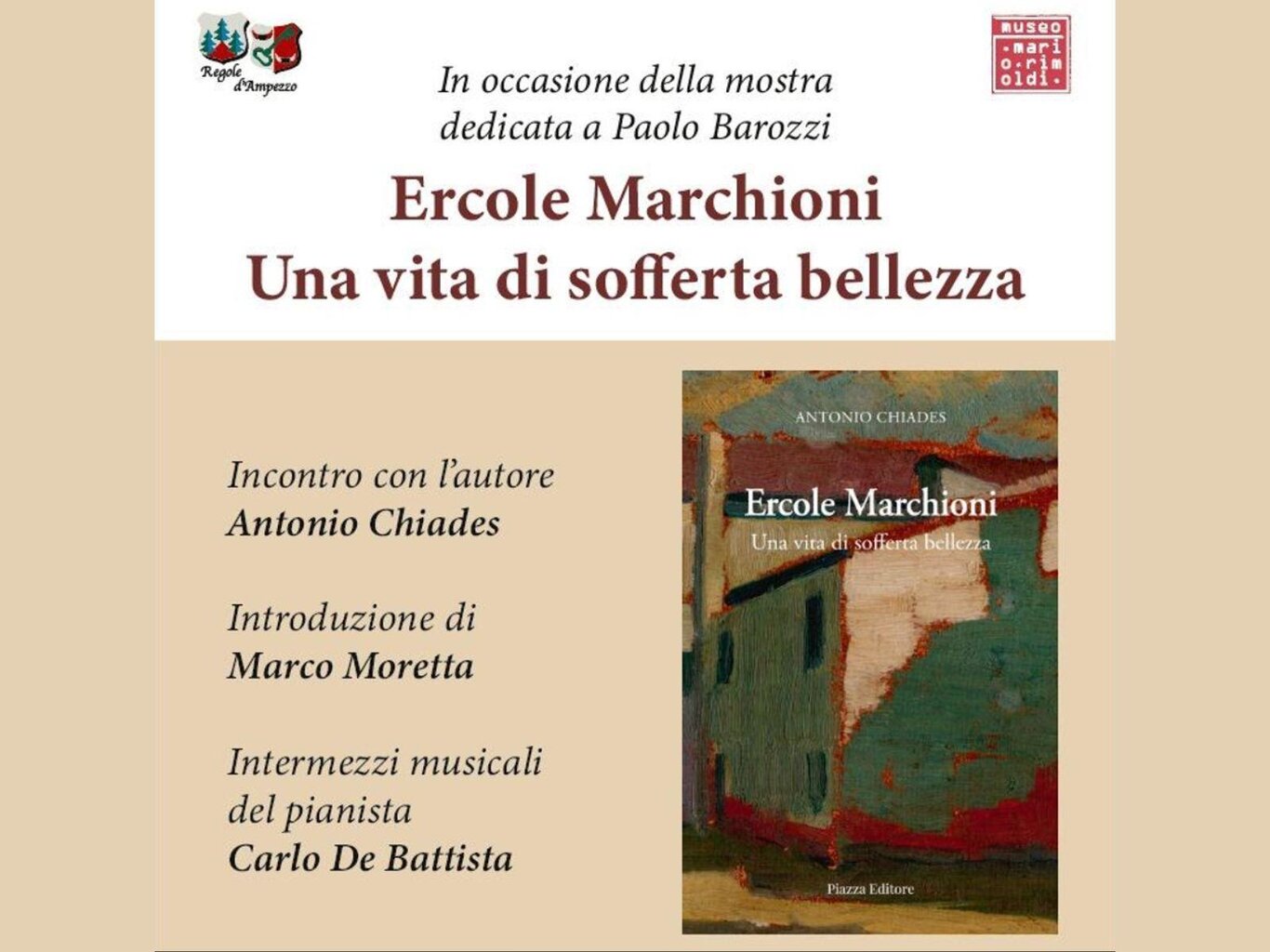 Ercole Marchioni. Una vita di sofferta bellezza