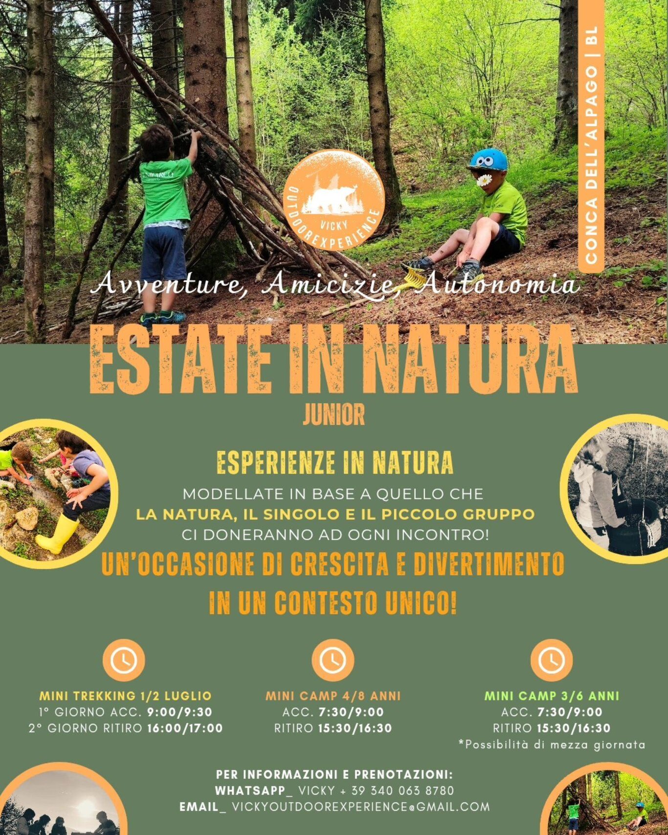 Estate in natura con Vicky outdoorexperience