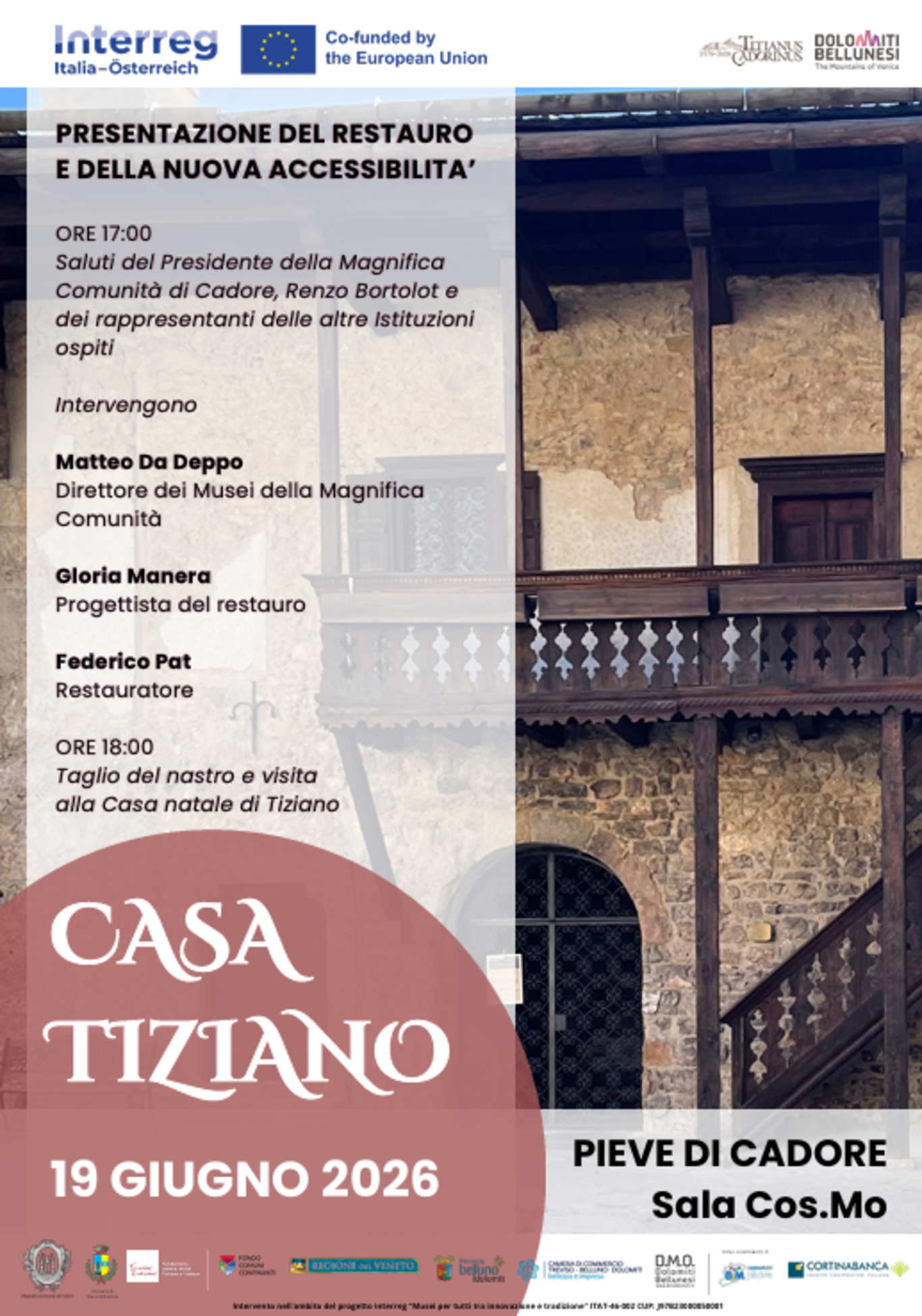 Evento inaugurale casa Tiziano