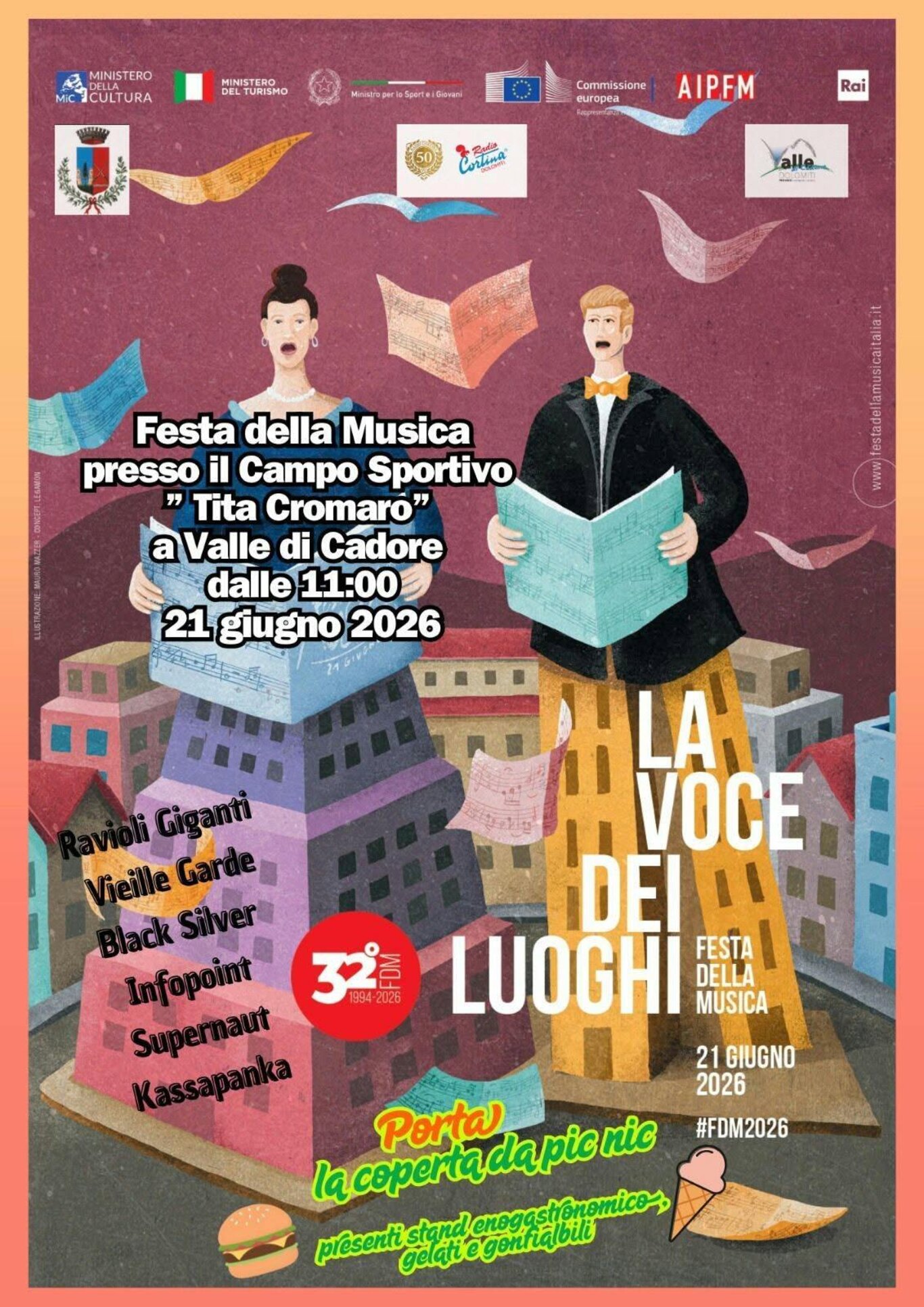 Festa della musica a Valle di Cadore
