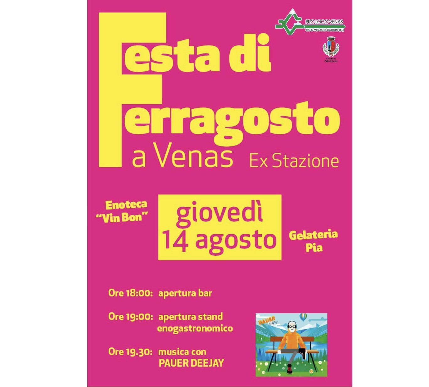 ferragosto a Venas ferragosto a Venas