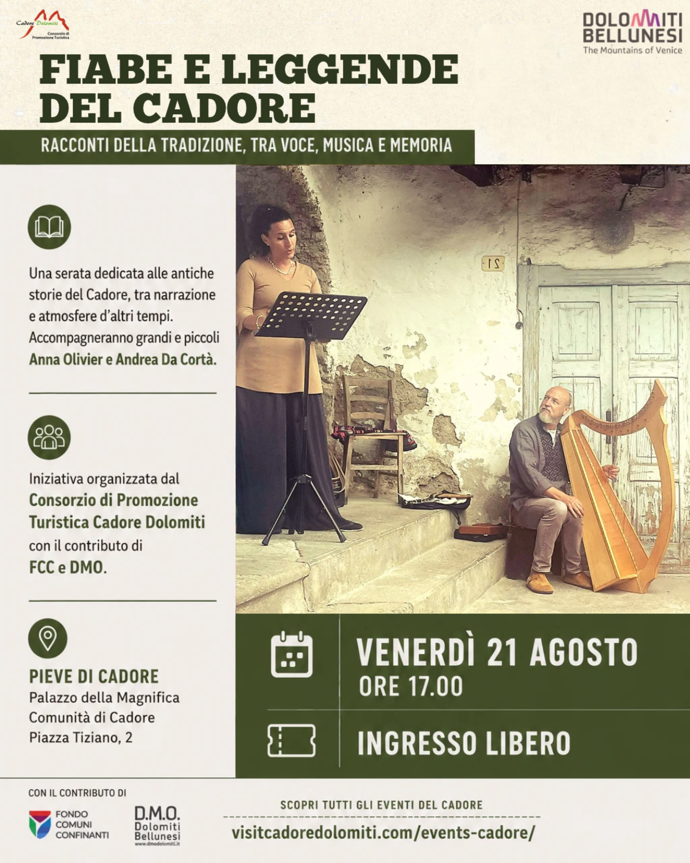 FIABE E LEGGENDE DEL CADORE