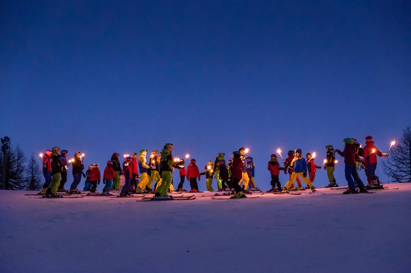 Fiaccolata Scuola Sci Civetta