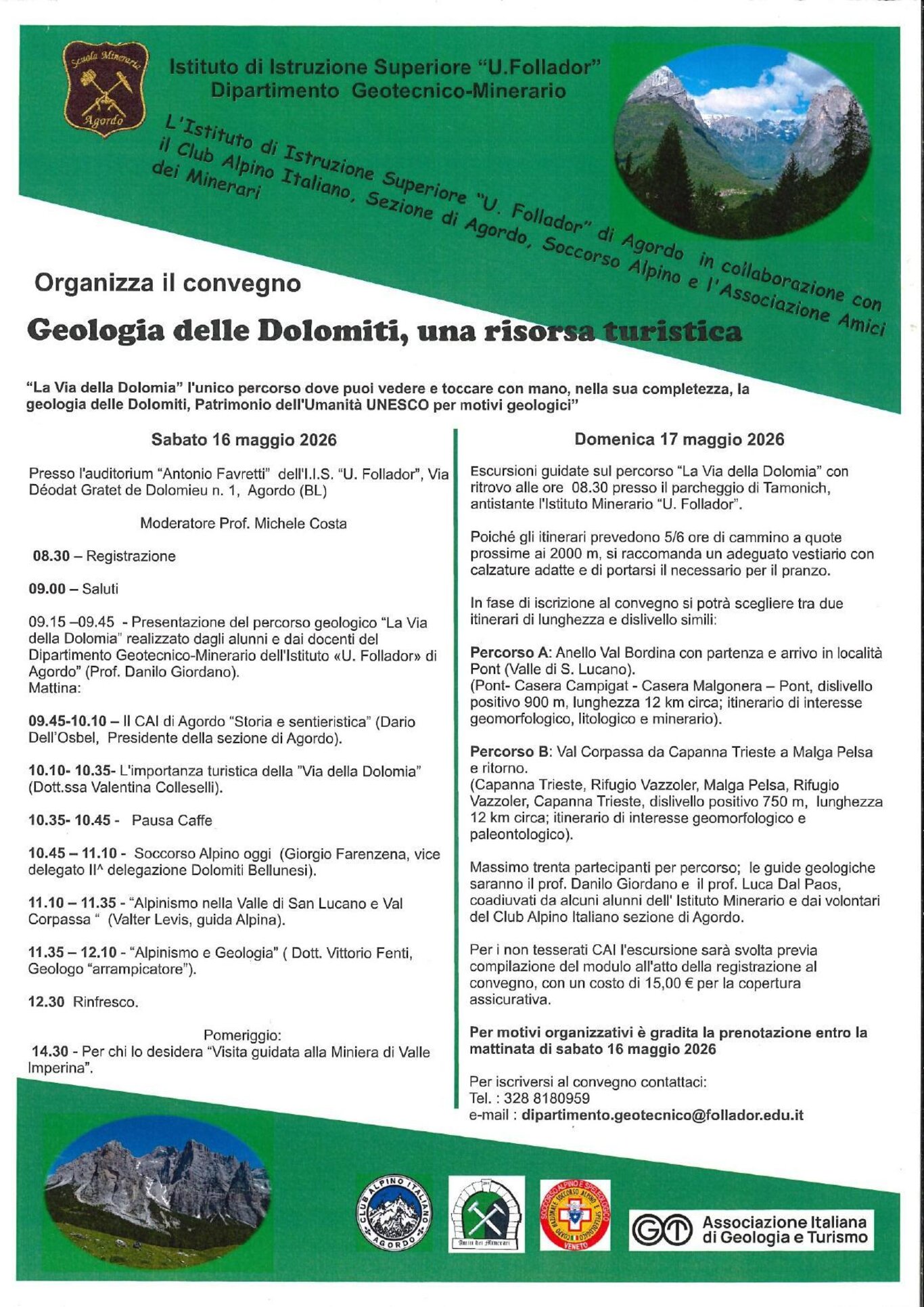 Geologia delle Dolomiti, una risorsa turistica