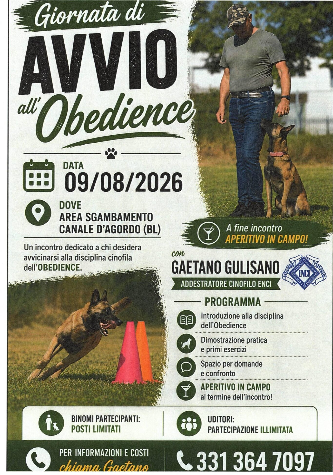 Giornata di avvio all'obedience