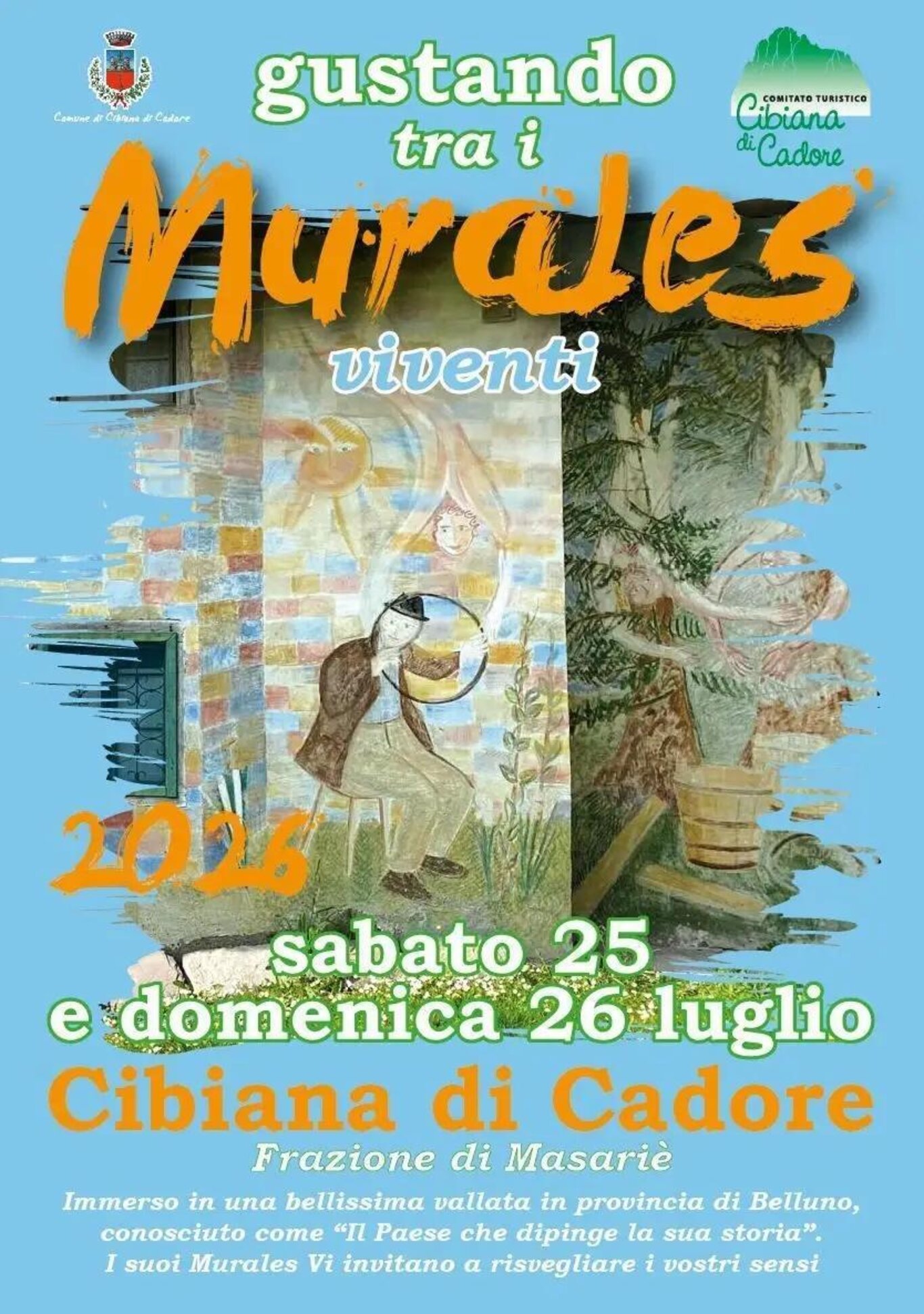 Gustando tra i Murales viventi