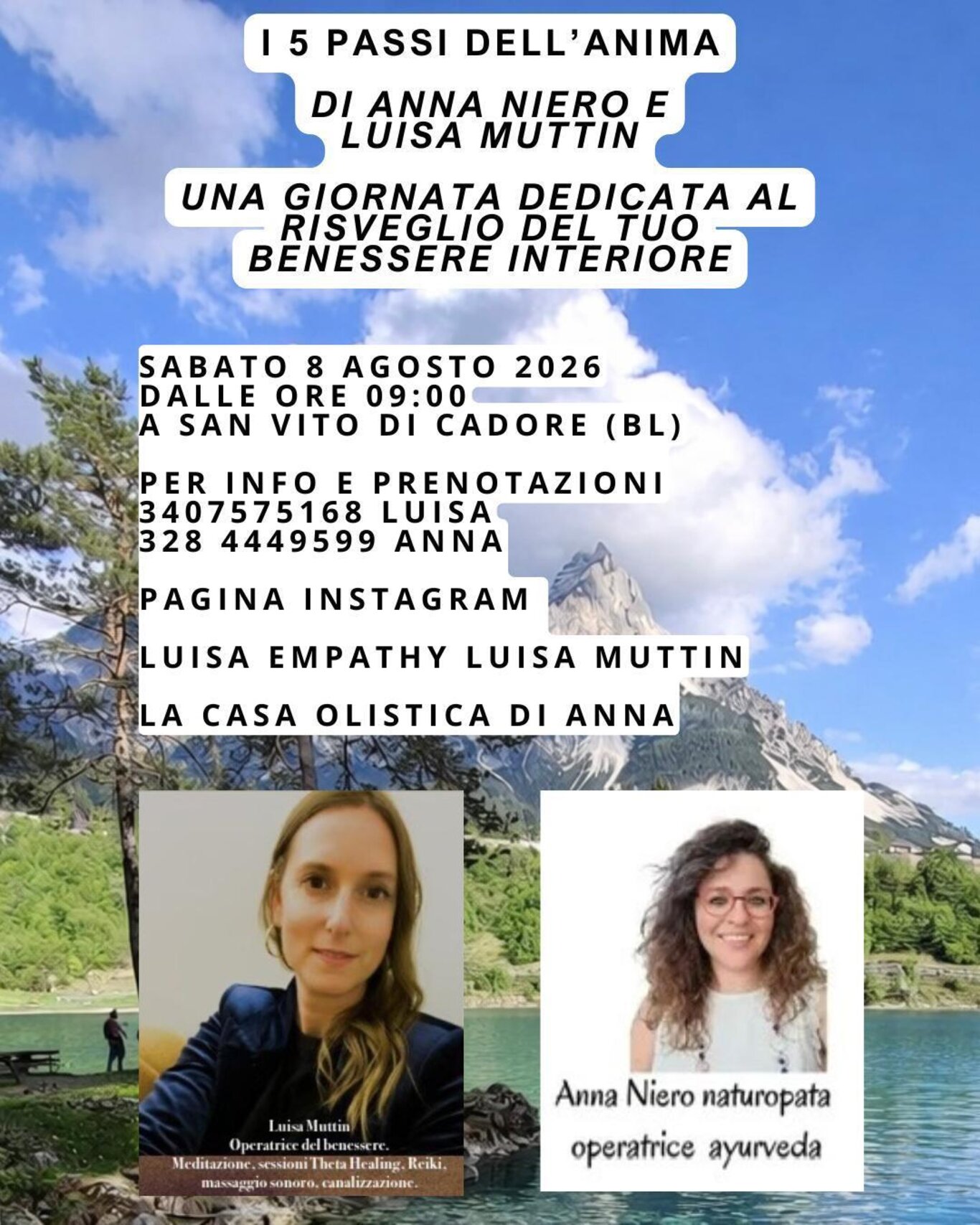 I 5 PASSI DELL'ANIMA, Laboratori di Meditazione, yoga, riflessologia,