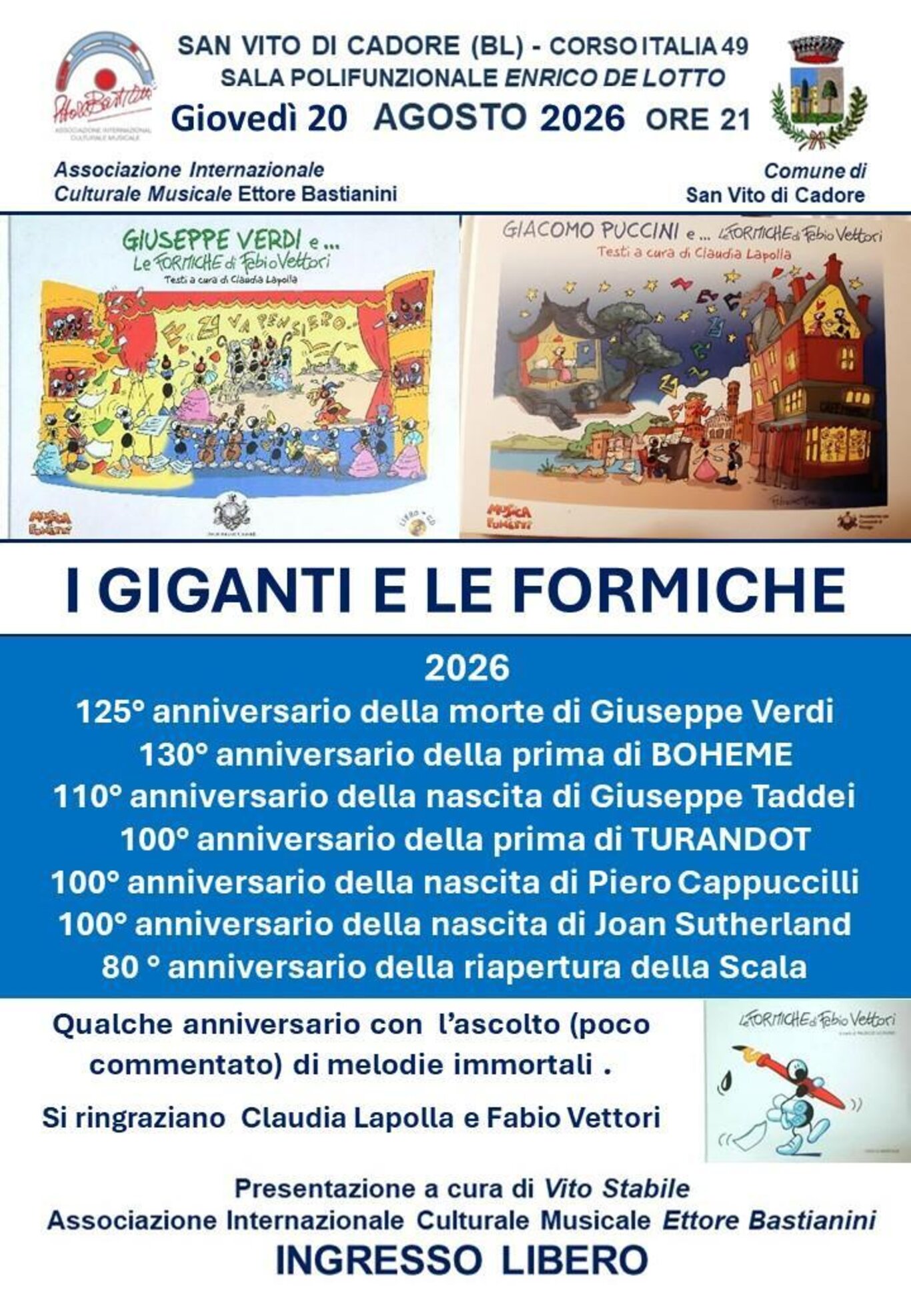 I GIGANTI E LE FORMICHE
