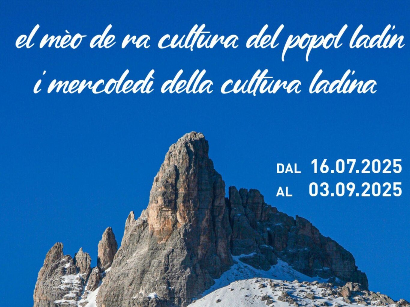 I mercoledì della cultura ladina