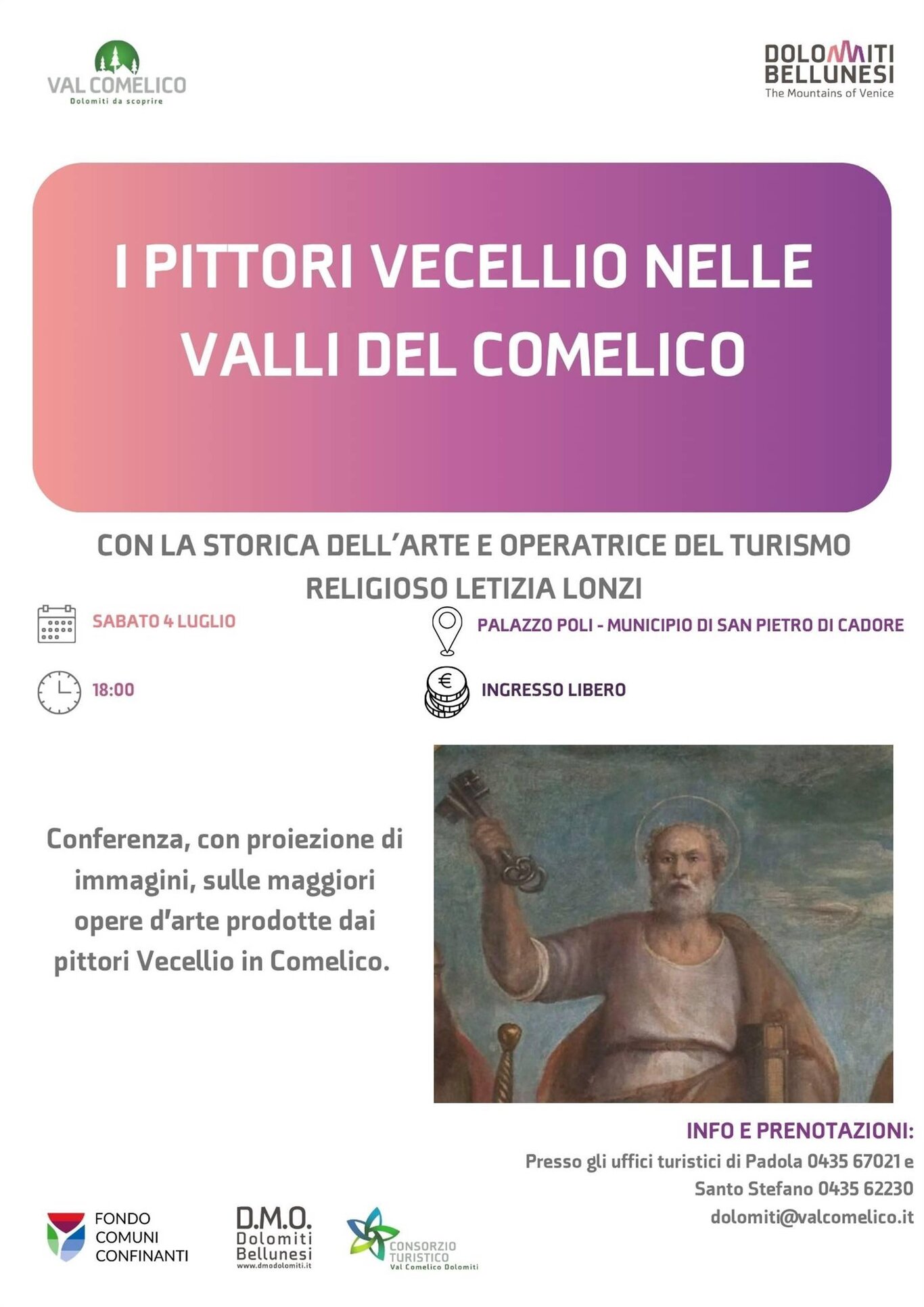I pittori Vecellio nelle Valli del Comelico