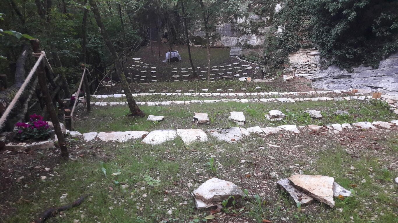 teatro al Mut vista dall'alto