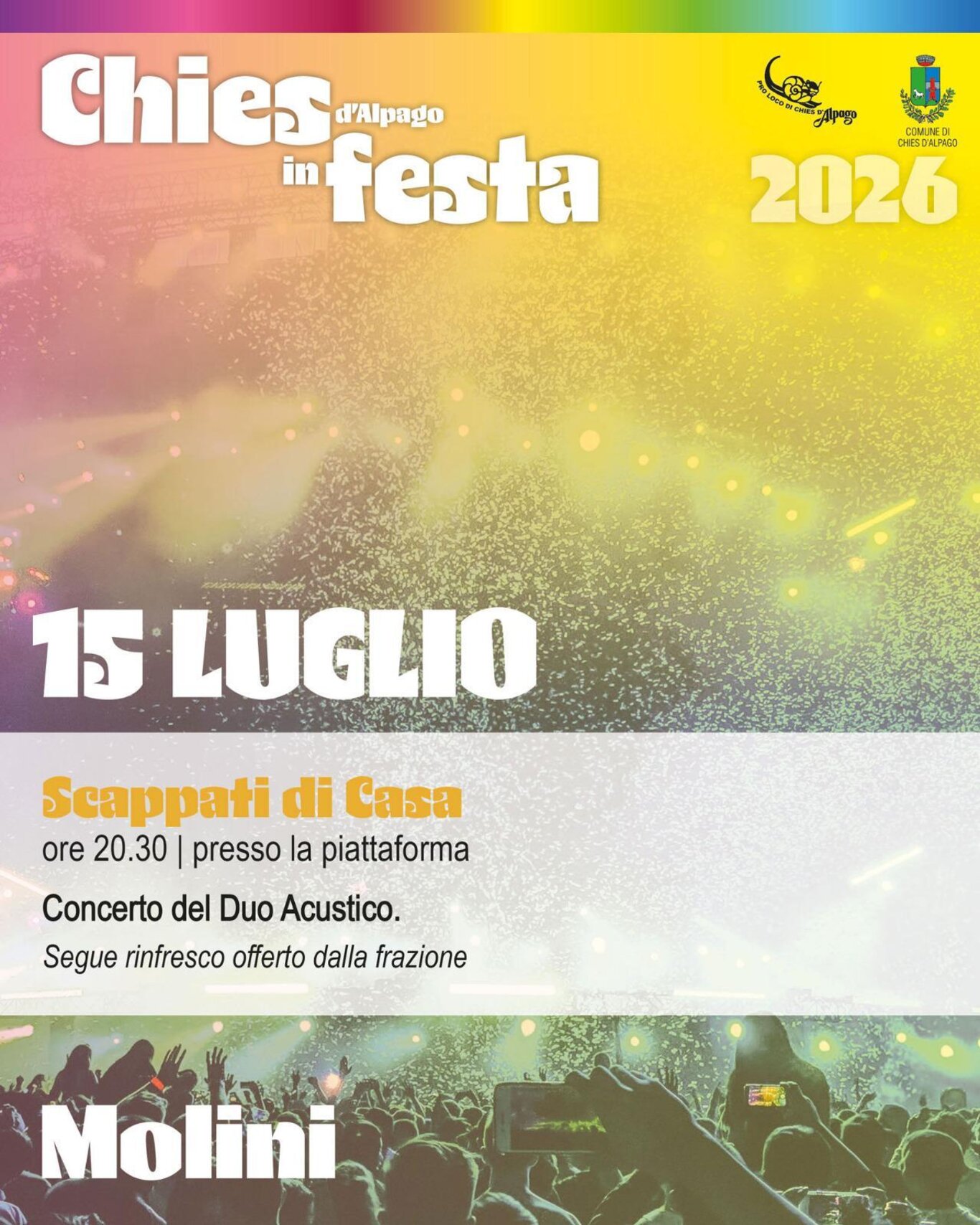 Il duo acustico "scappati di casa "