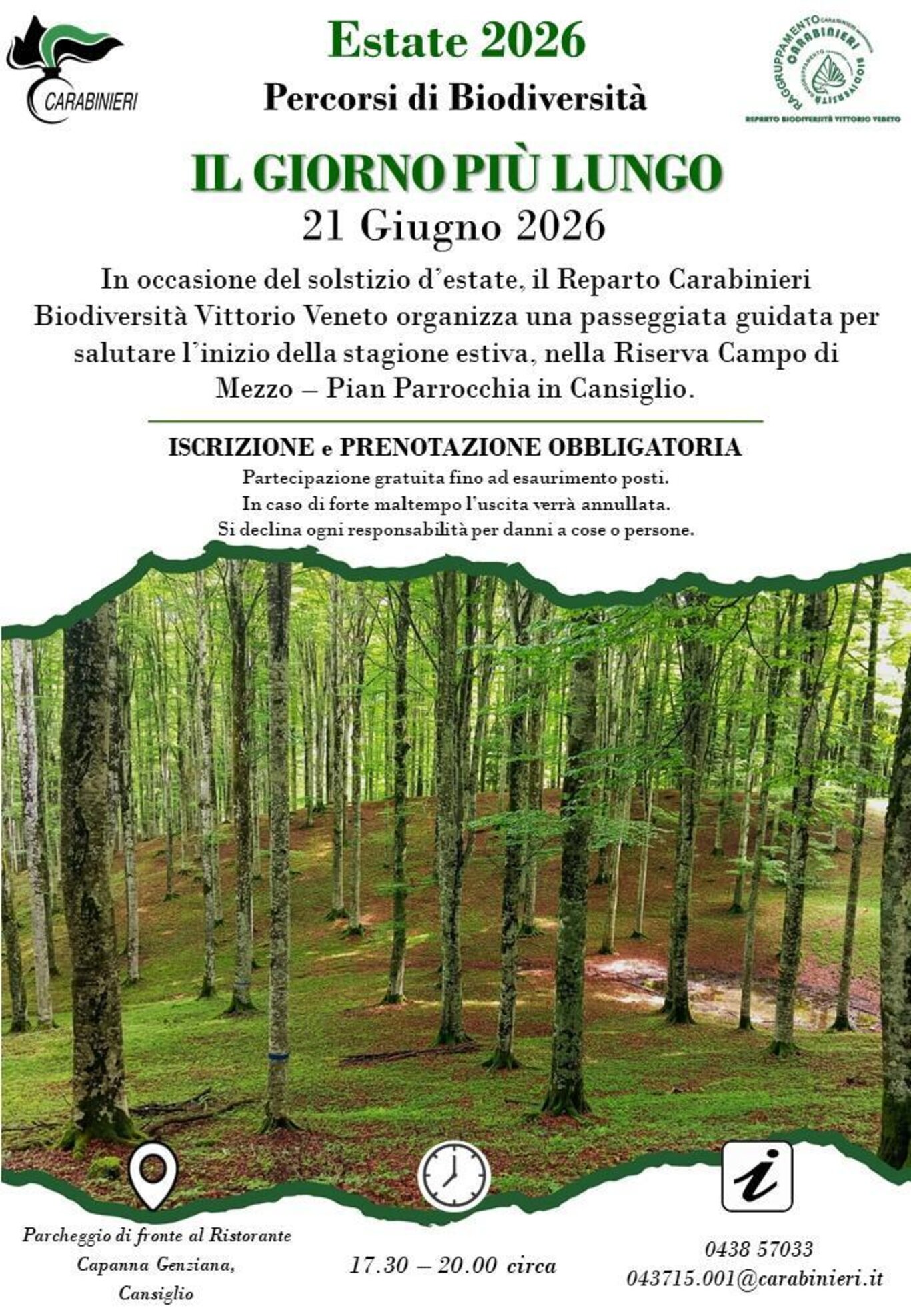 Il Giorno Più Lungo – Passeggiata guidata nel cuore del Cansiglio