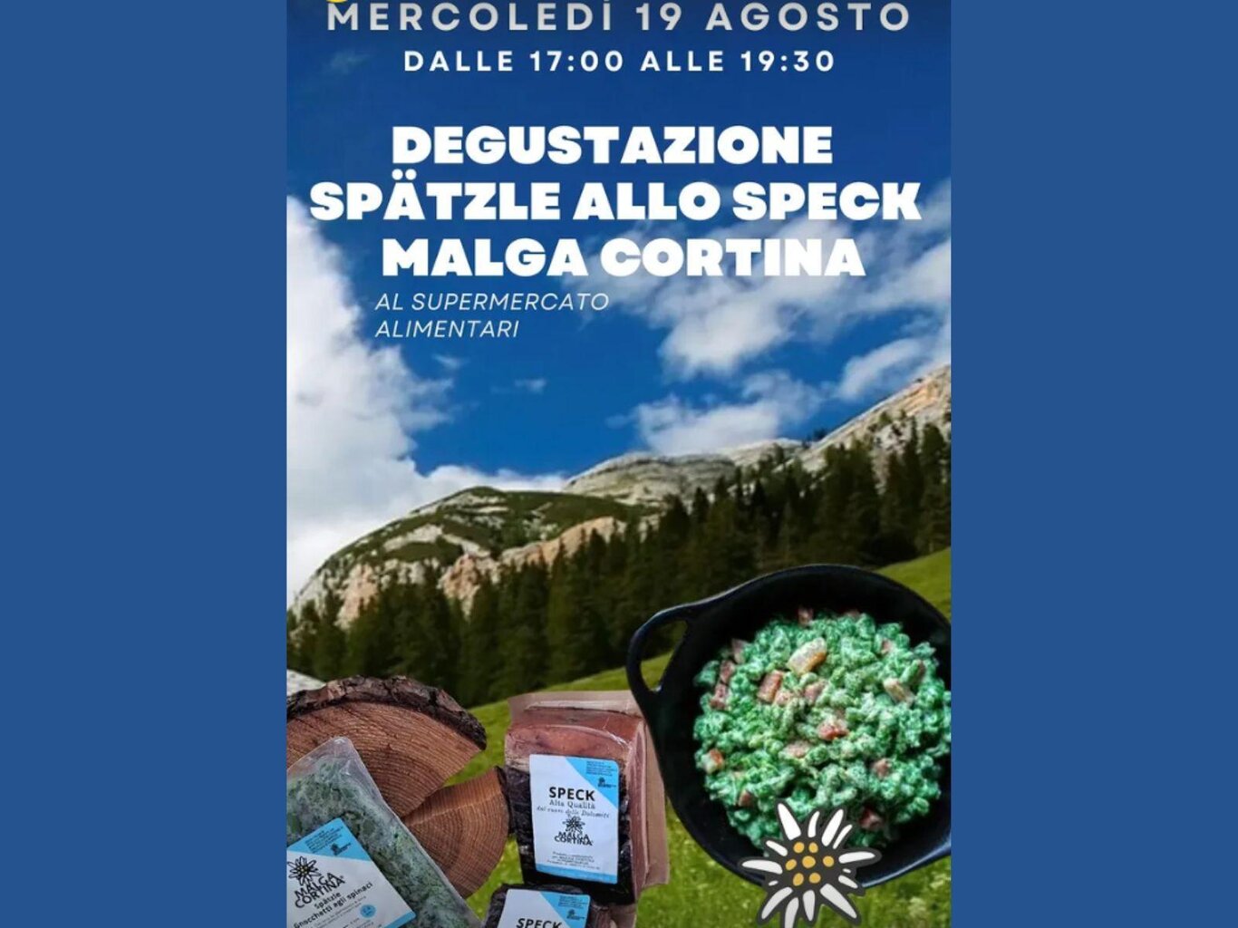 THE TASTE OF THE DOLOMITES, IN A SINGLE BITE