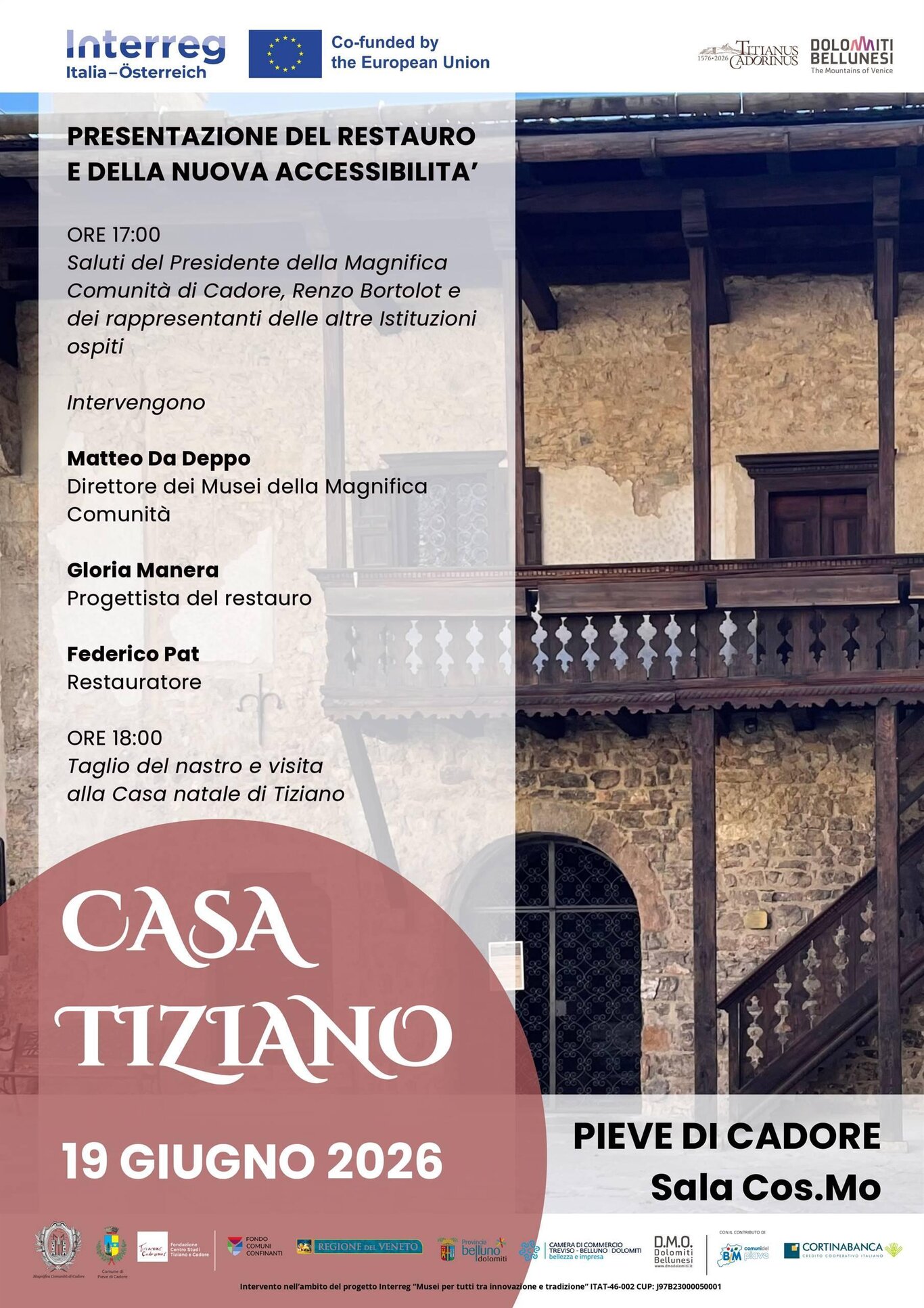 Inaugurazione Casa di Tiziano