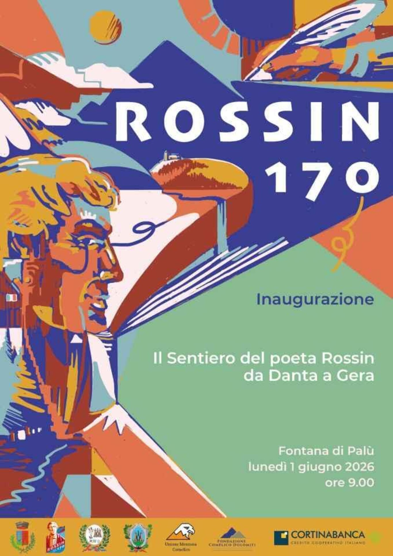inaugurazione "il sentiero del poeta Rossin"