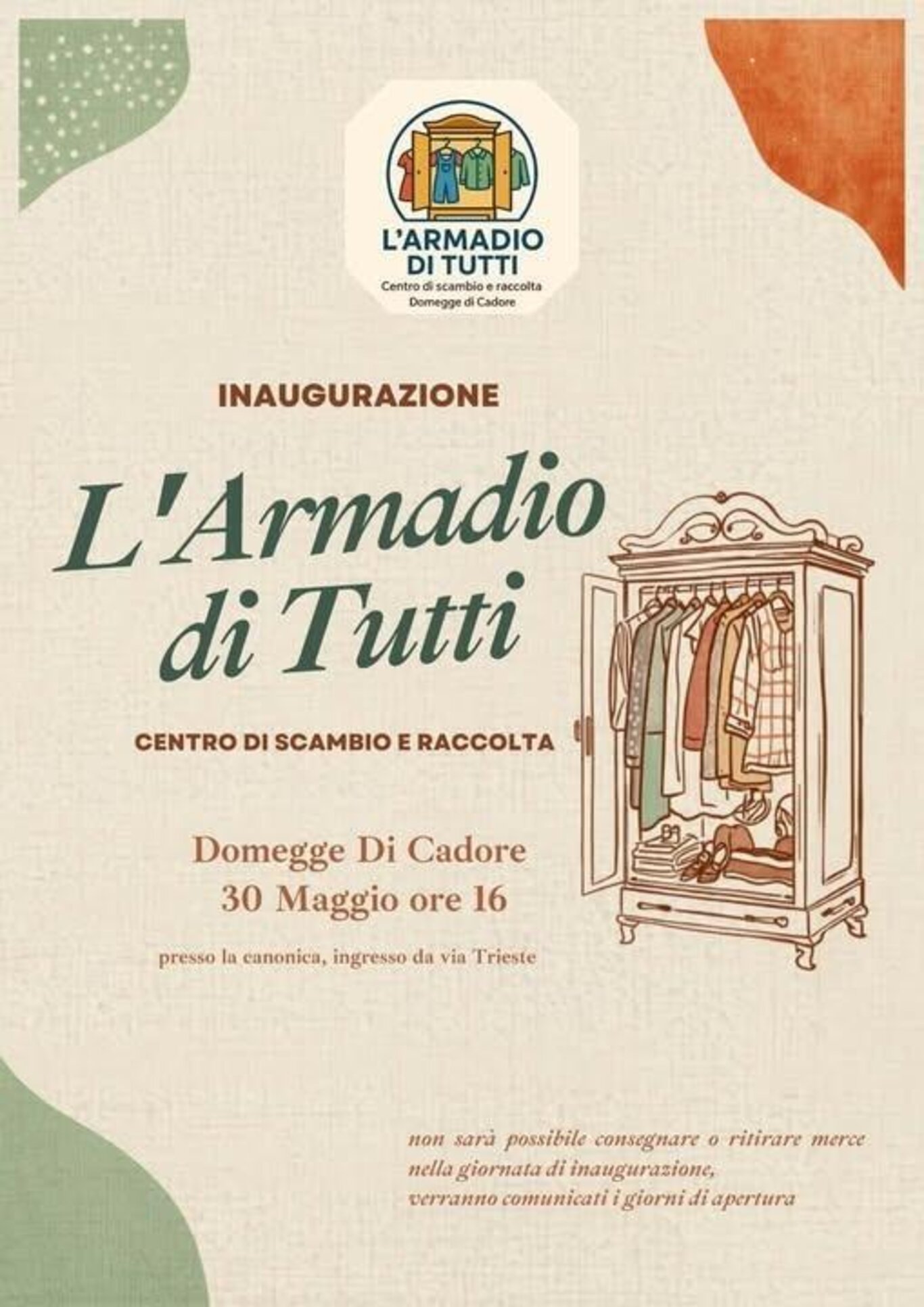 Inaugurazione "L'armadio di tutti"