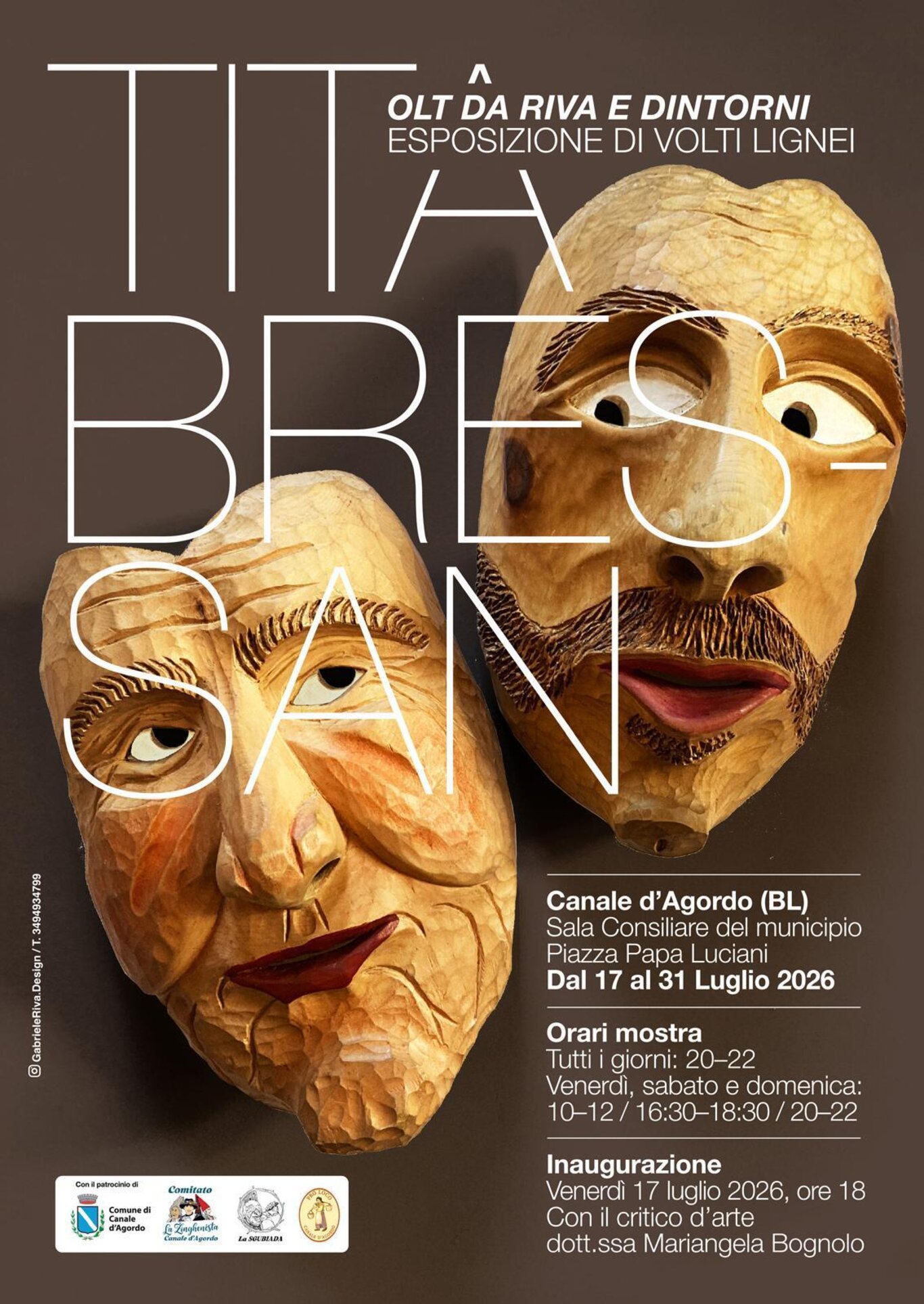 Inaugurazione mostra di scultura delle maschere di Tita Bressan
