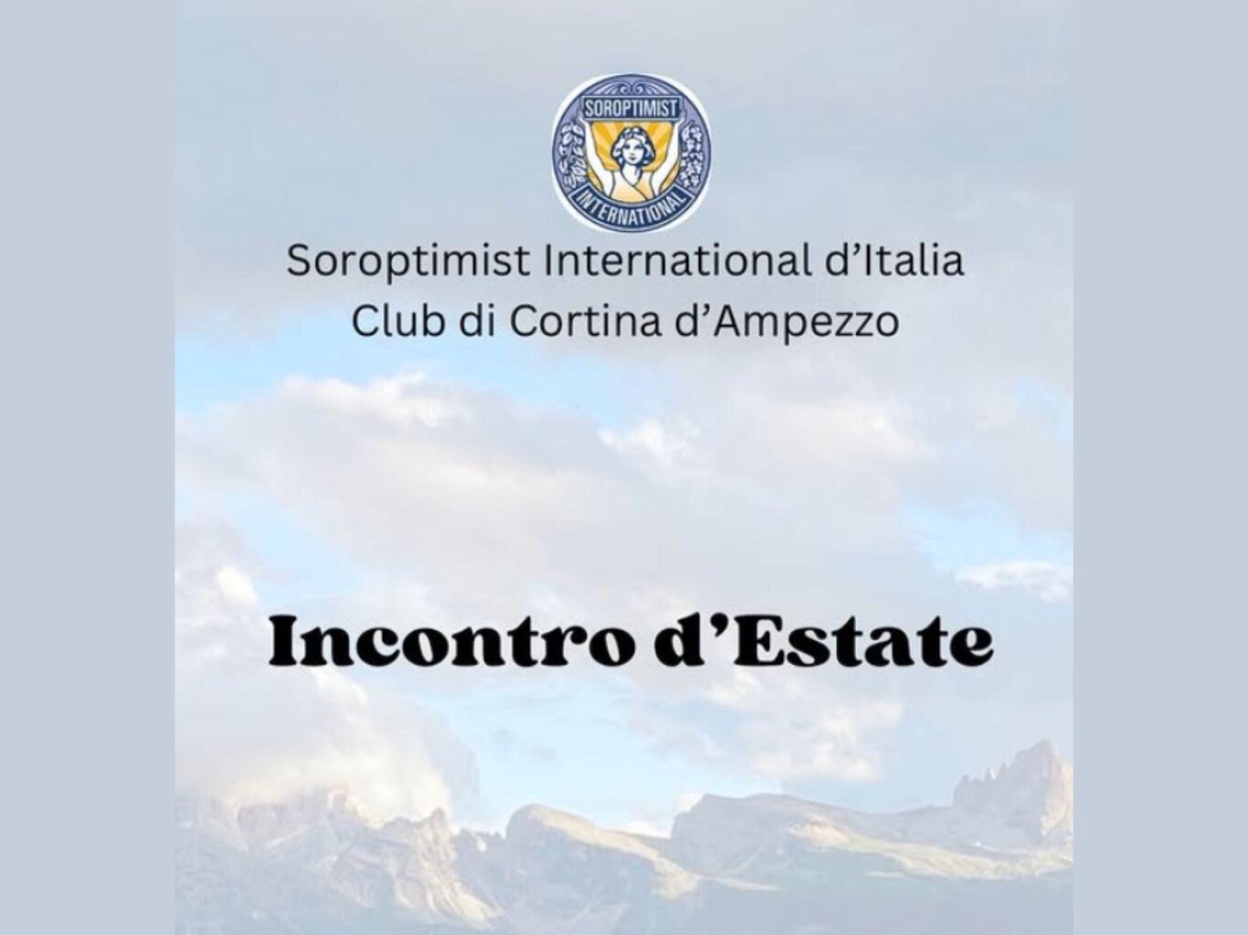 Summer meeting in Cortina d'Ampezzo