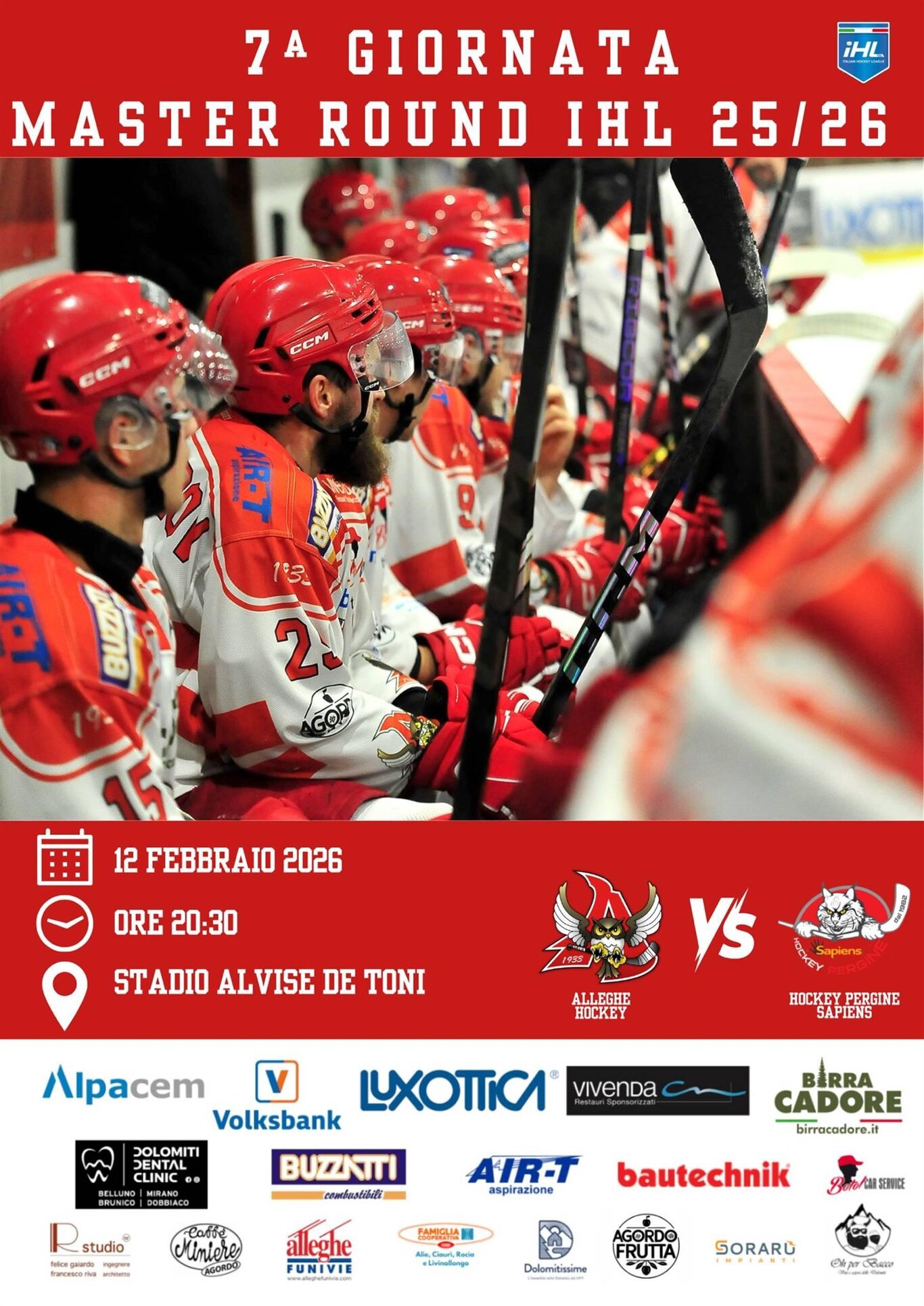 Incontro di hockey su ghiaccio