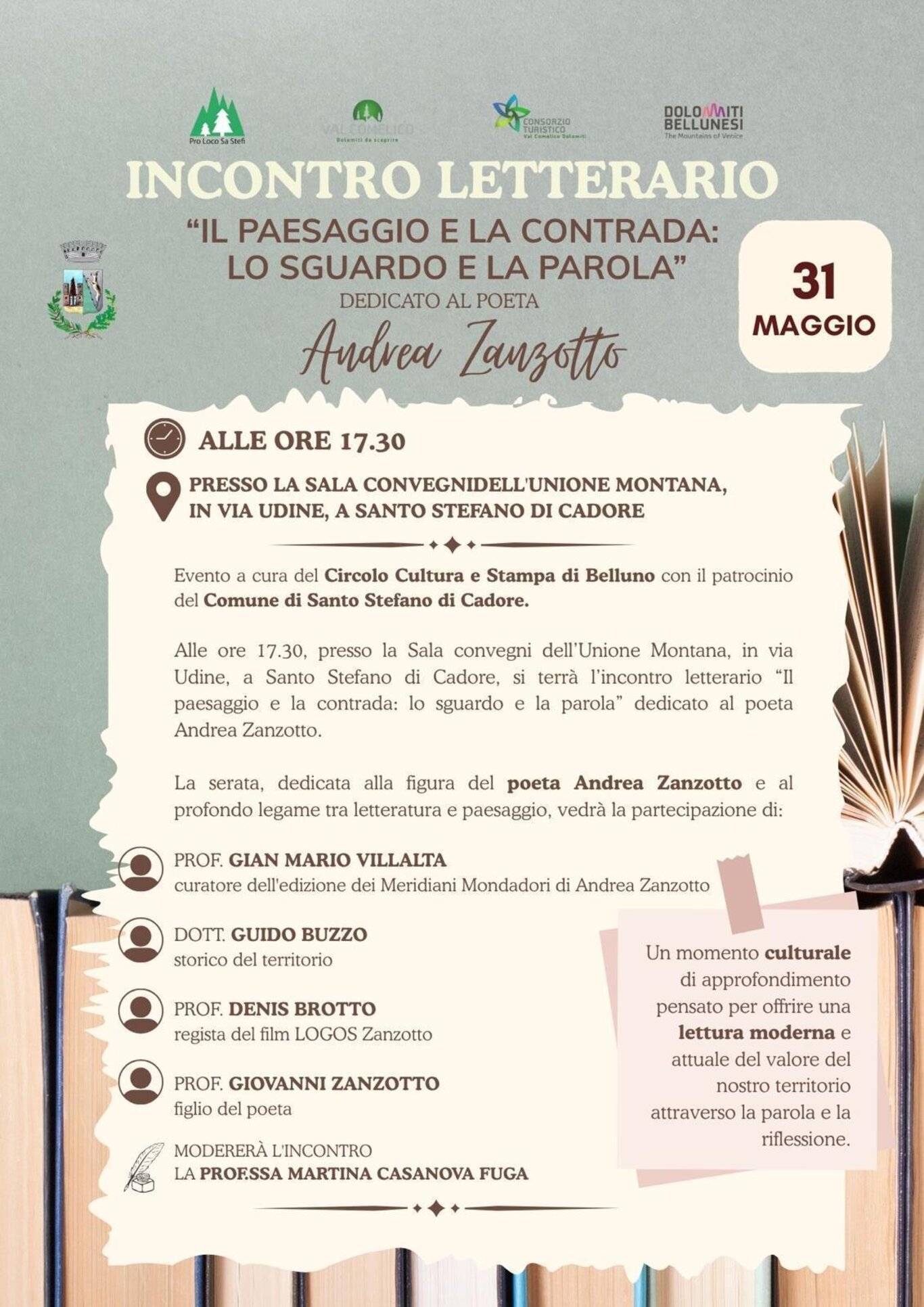 Incontro lettrario "Il paesaggio e la contrada: lo sguardo e la parola"