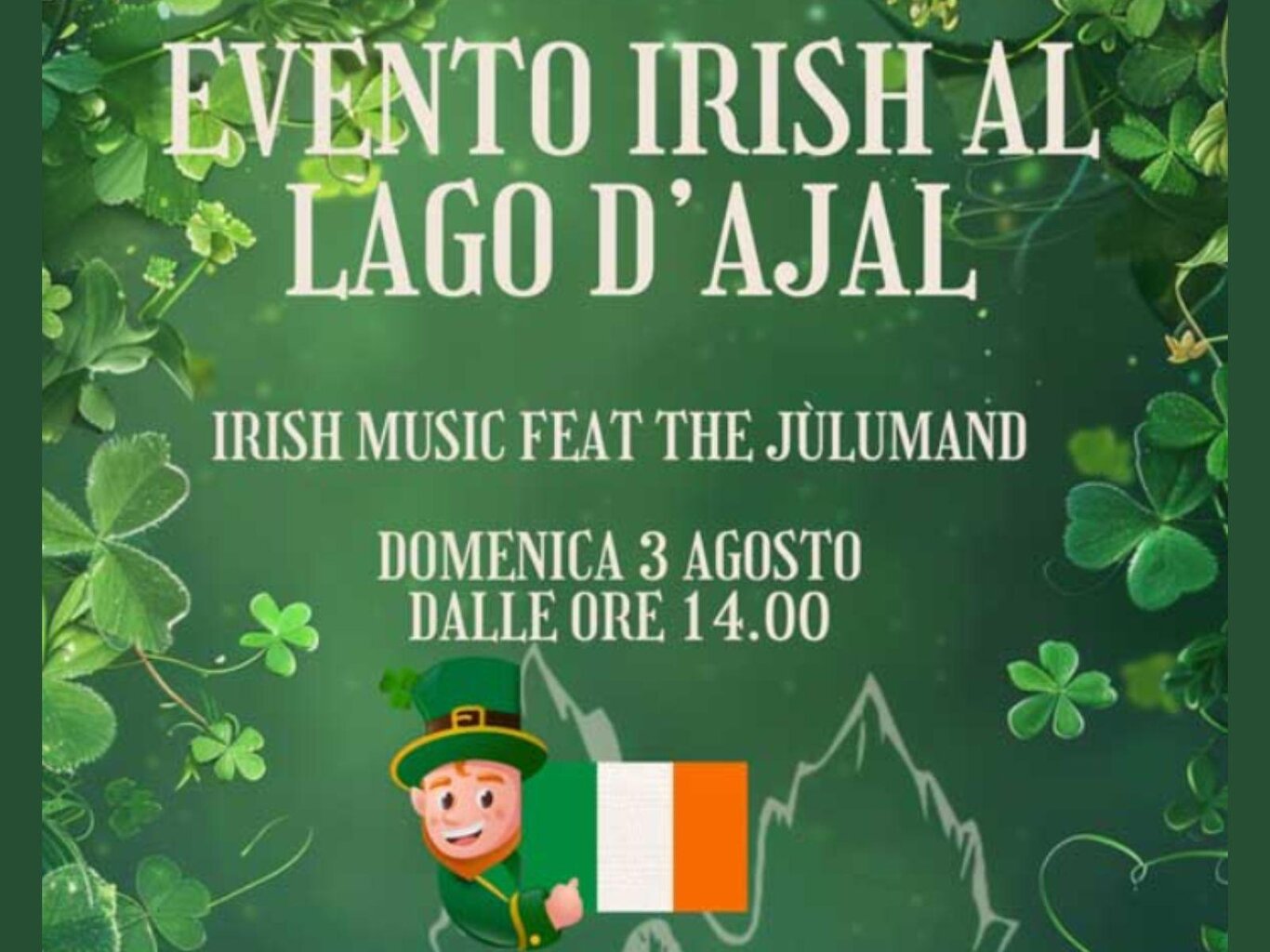Irish Folk Music in riva al lago d'Ajal