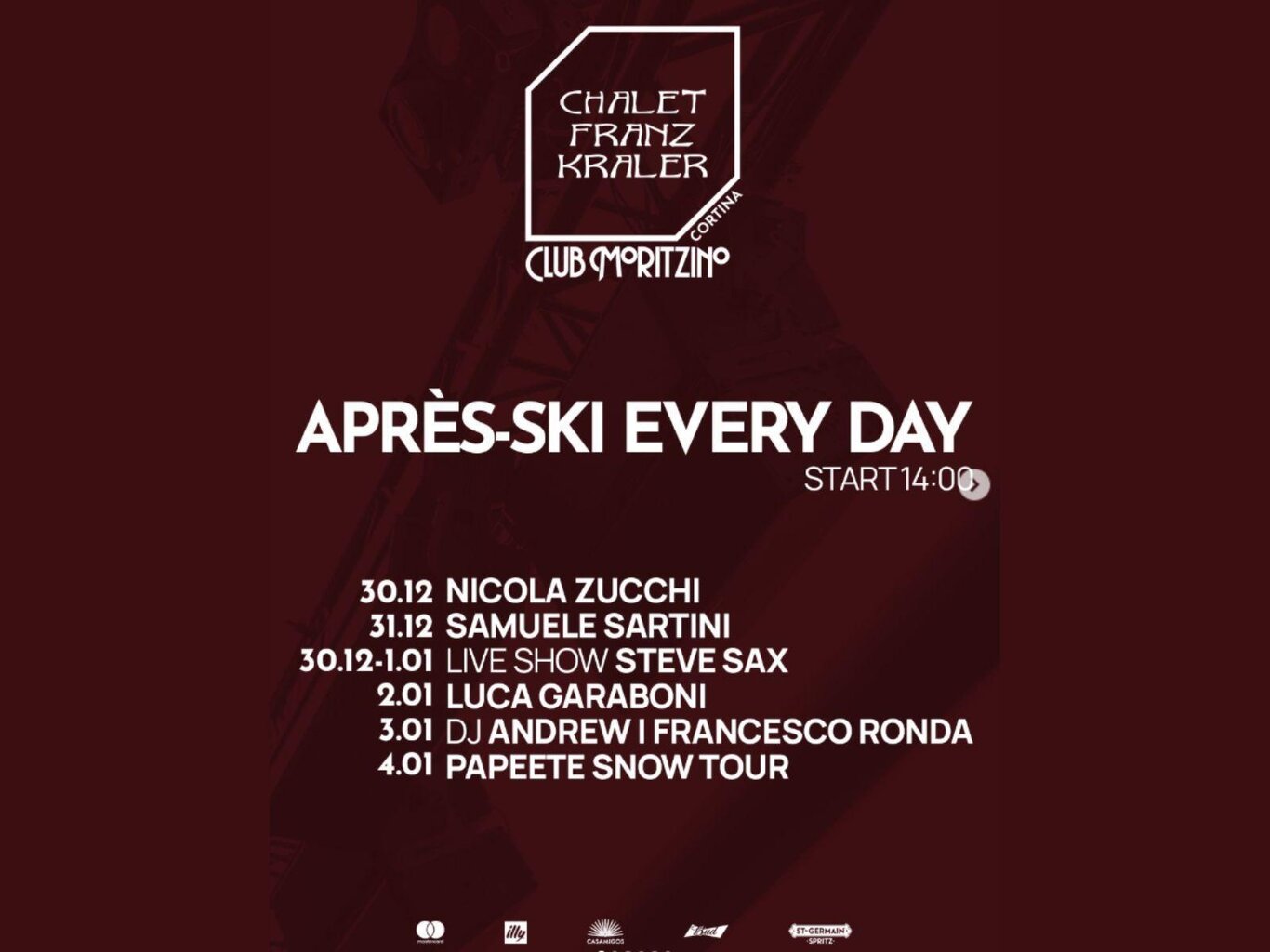 It’s Holiday Season at Chalet Franz Kraler – Club