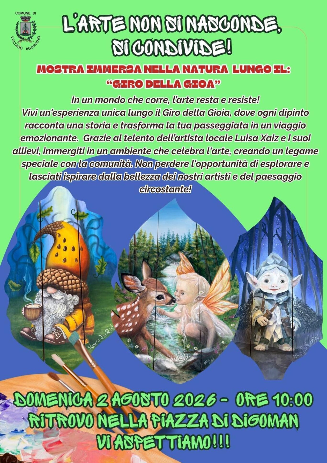 L'arte non si nasconde, si condivide!