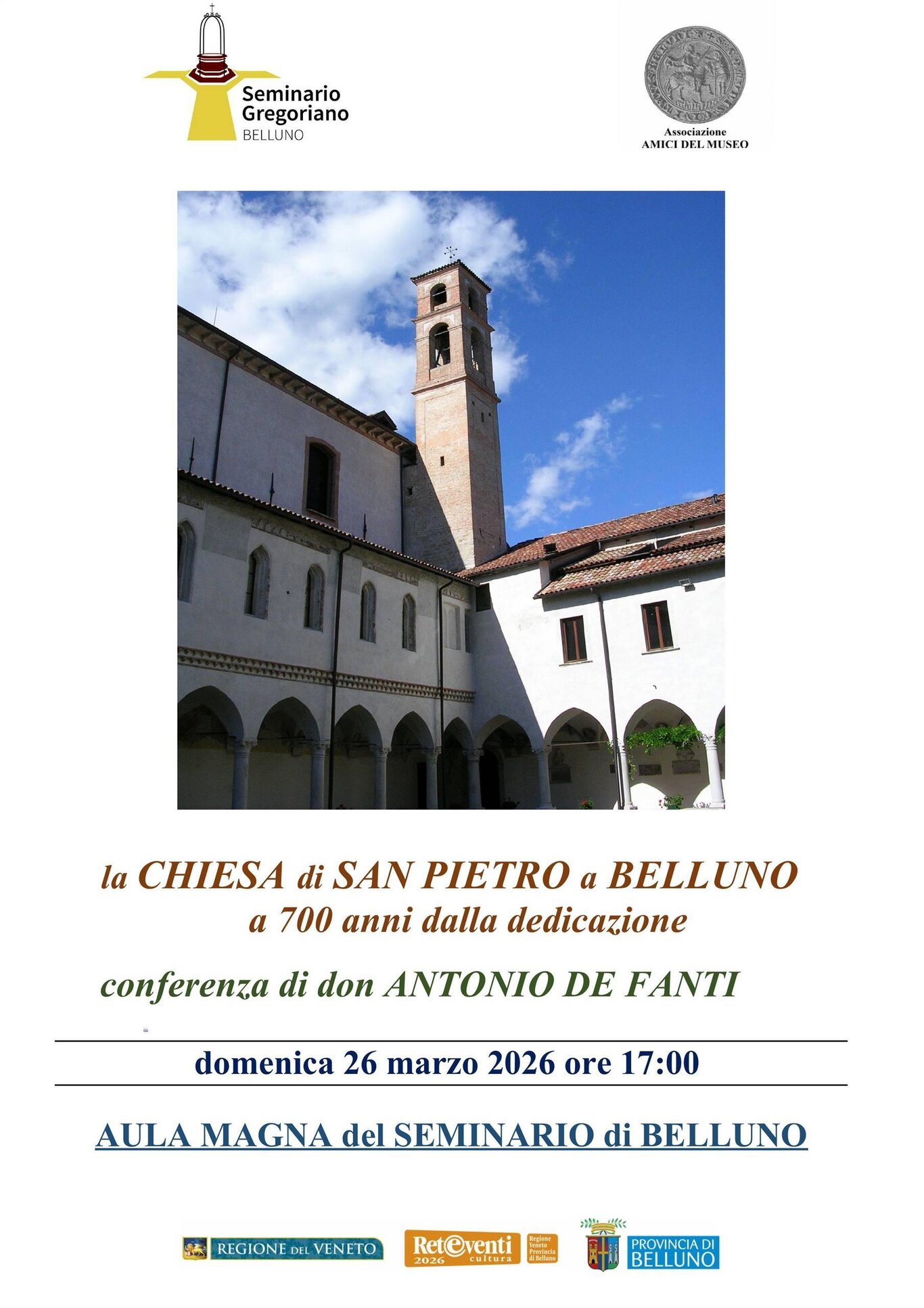 La chiesa di San Pietro a Belluno e la sua storia dalle origini ad oggi