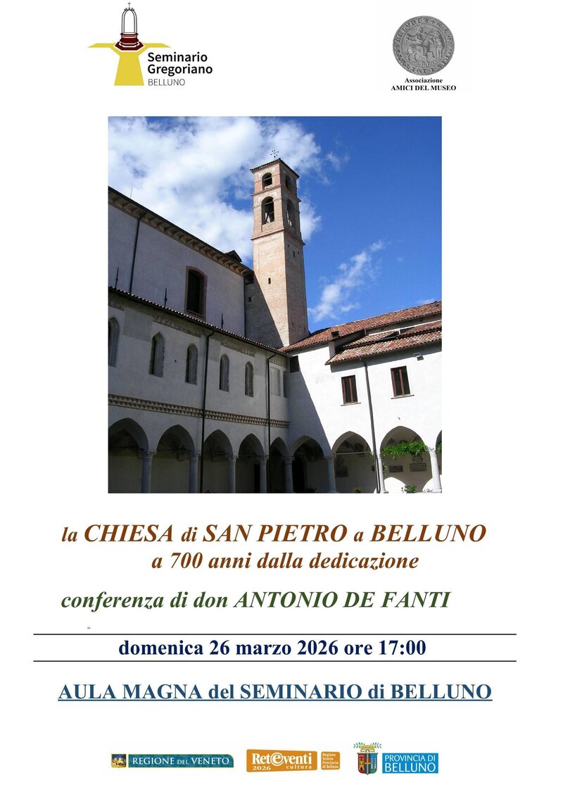 La chiesa di San Pietro a Belluno e la sua storia dalle origini ad oggi