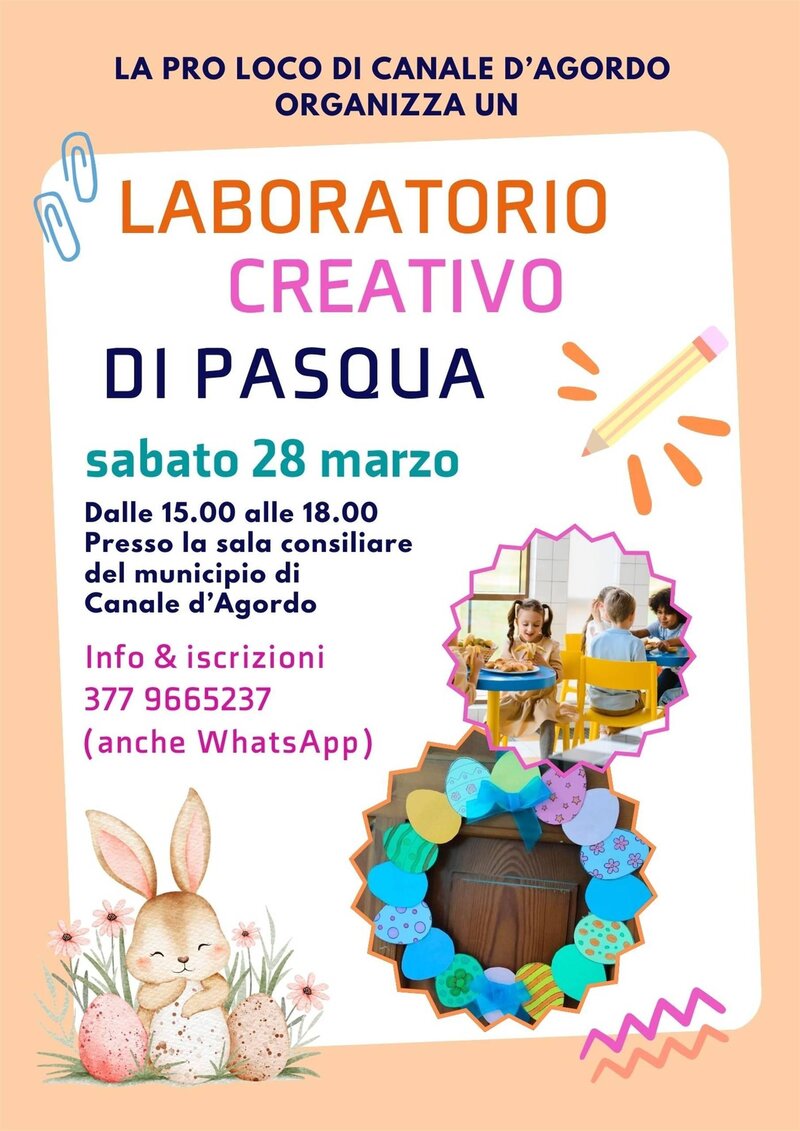 Laboratorio creativo di Pasqua