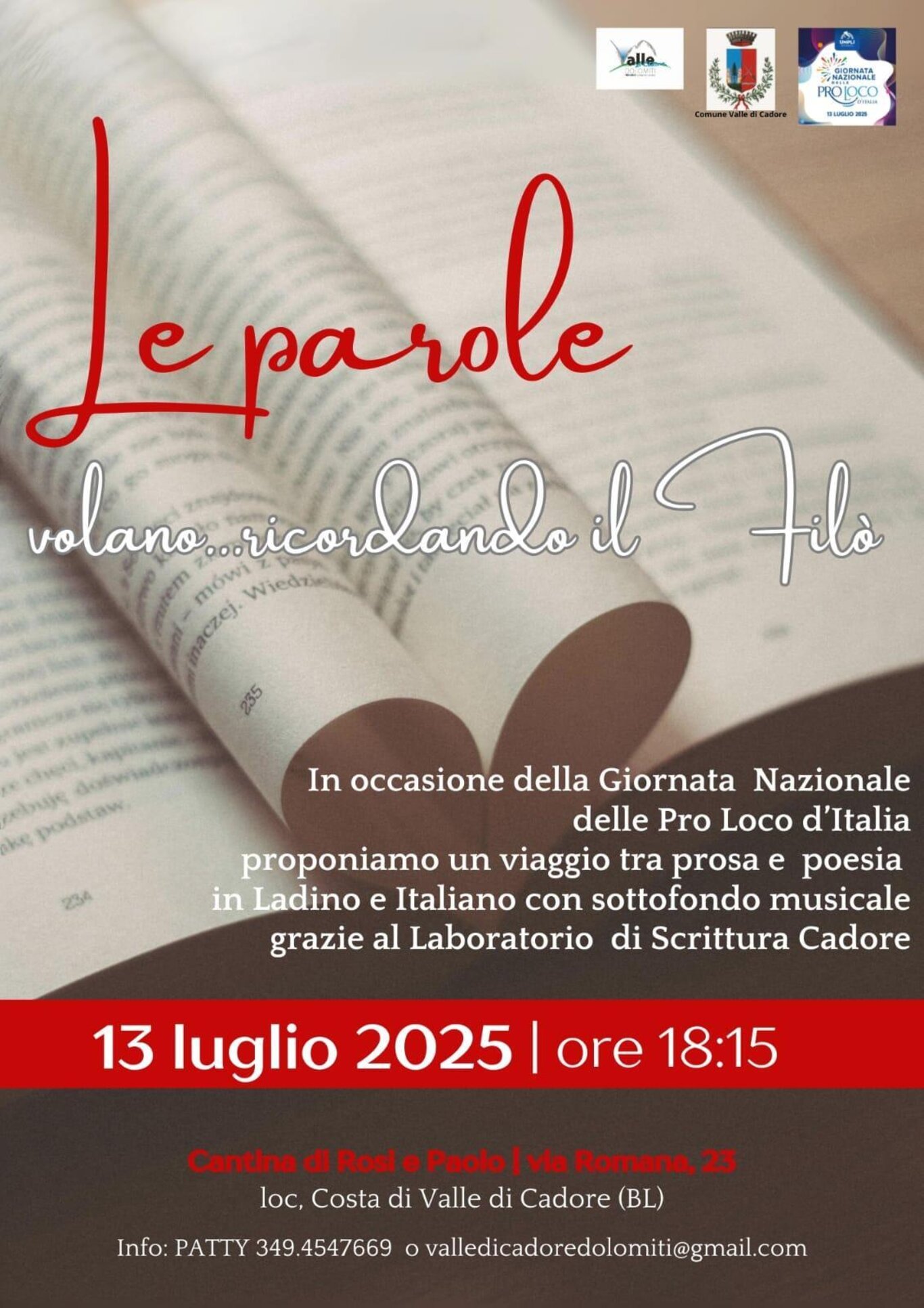 le parole volano le parole volano