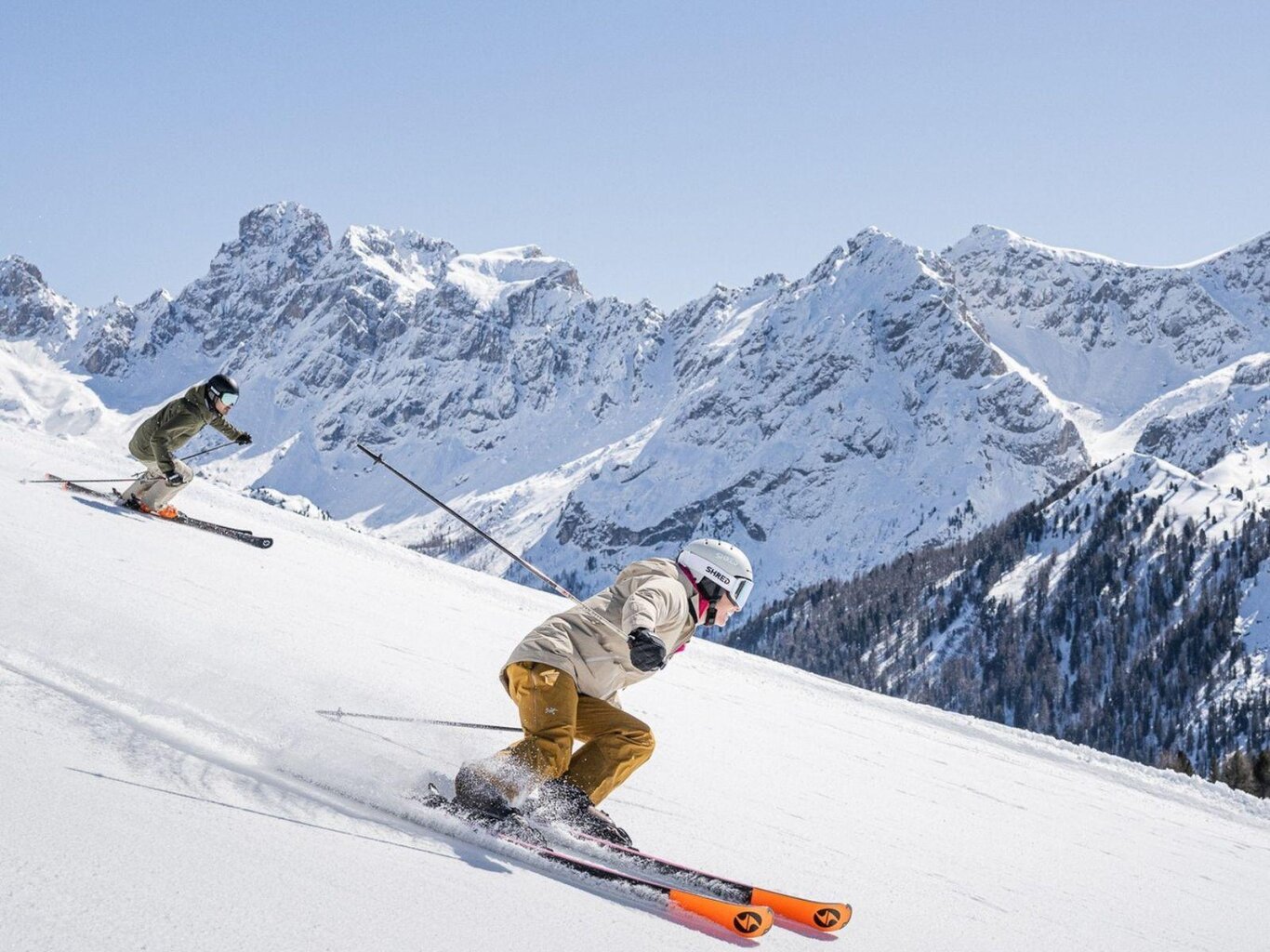 Lo sci e il gusto si tingono di rosa