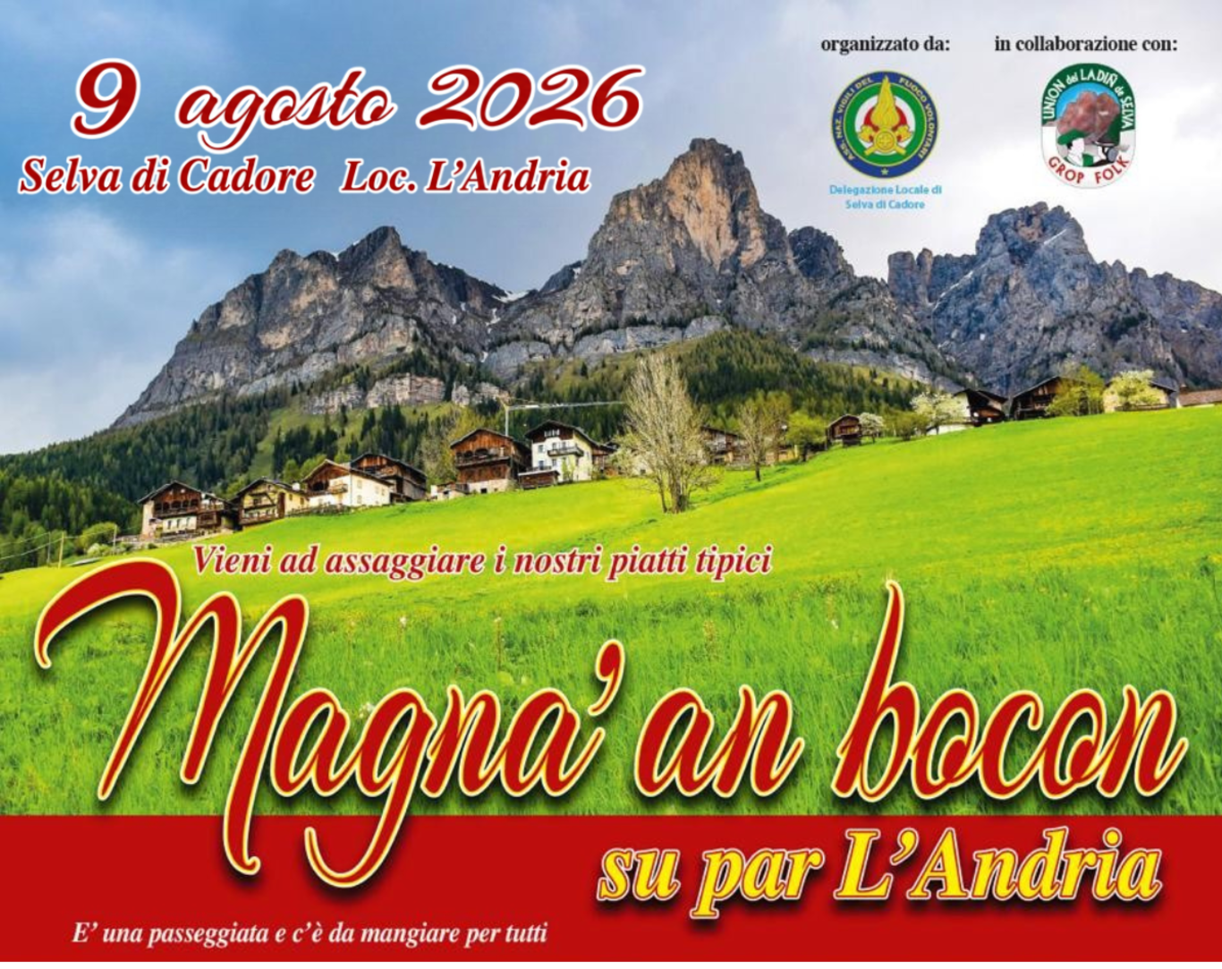 Magnà an bocon su par l'Andria