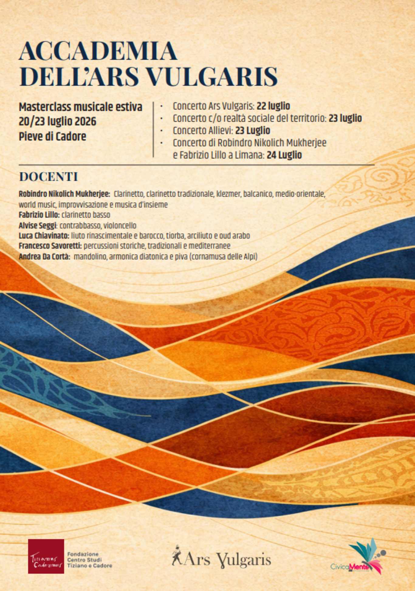 Masterclass dell'Accademia dell'Ars Vulgaris