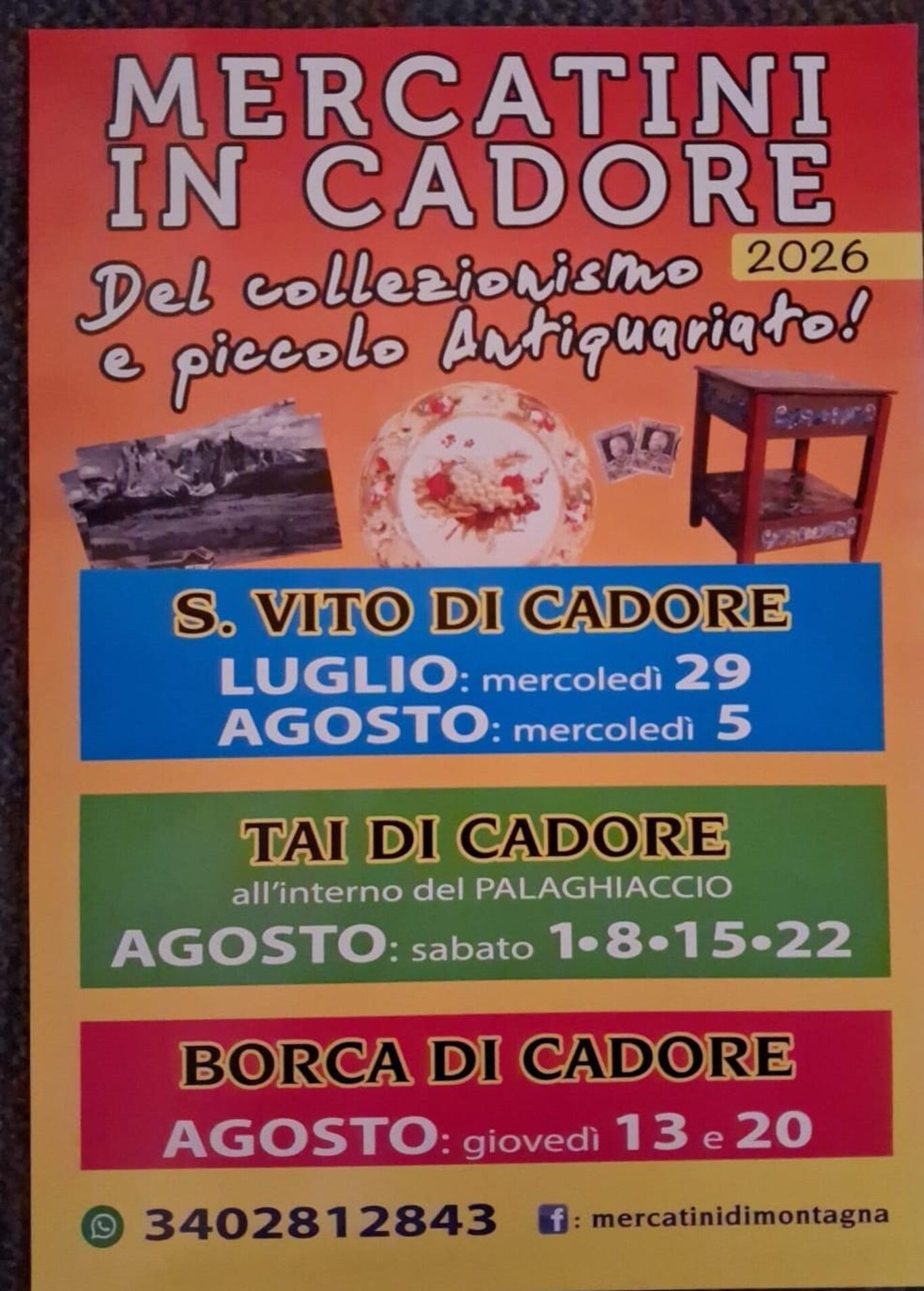 Mercatini dell'Antiquariato in Cadore