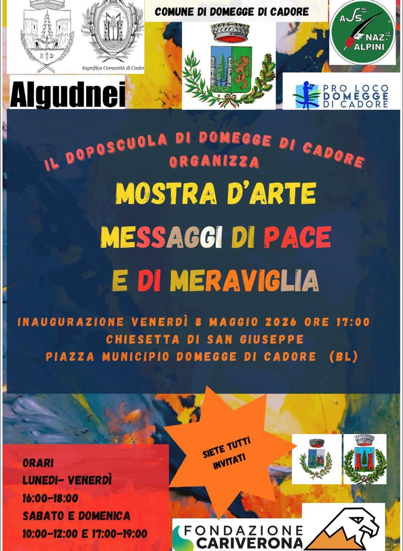 Mostra d'arte "Messaggi di pace e di meraviglia"