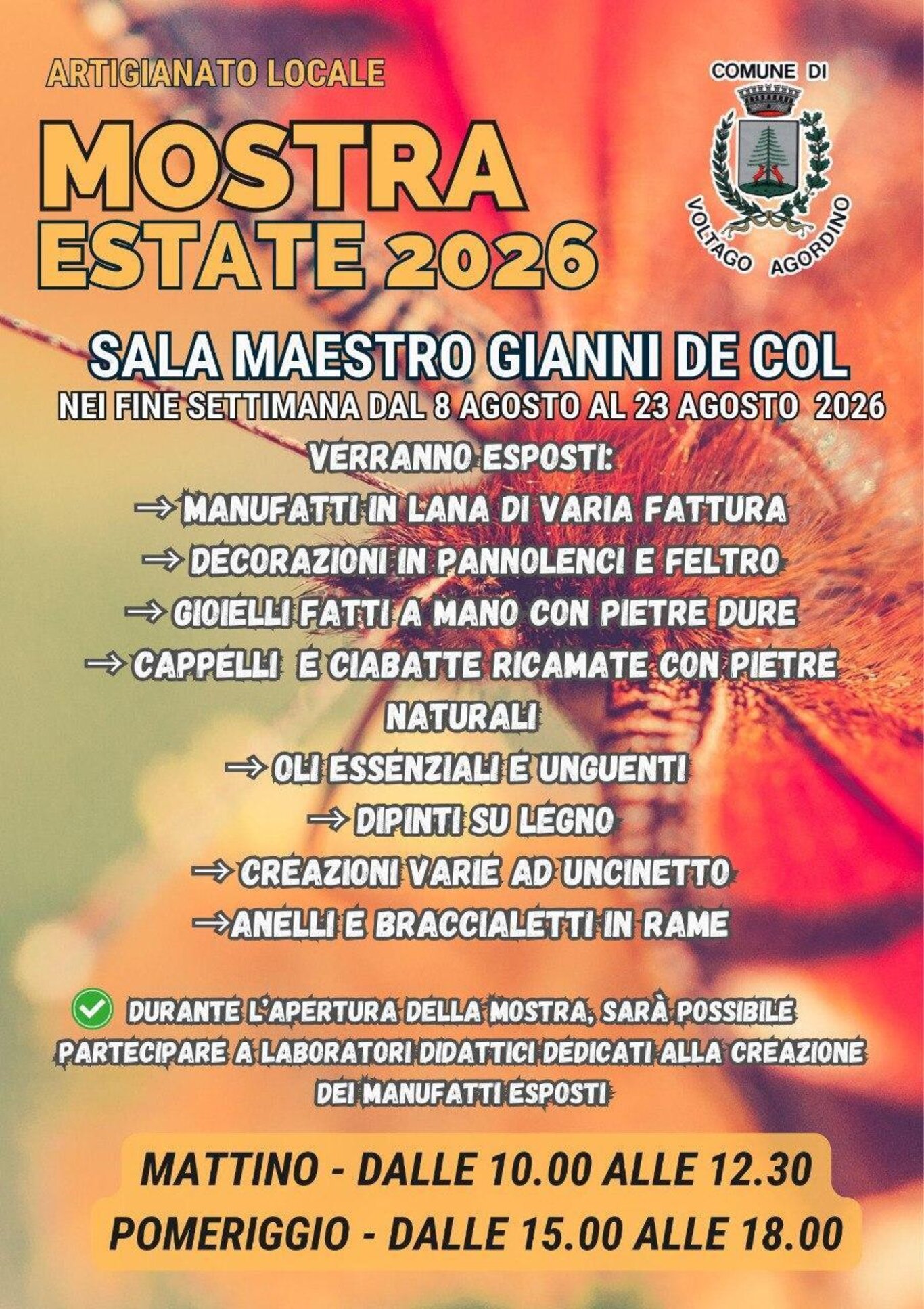 Mostra di artigianato locale