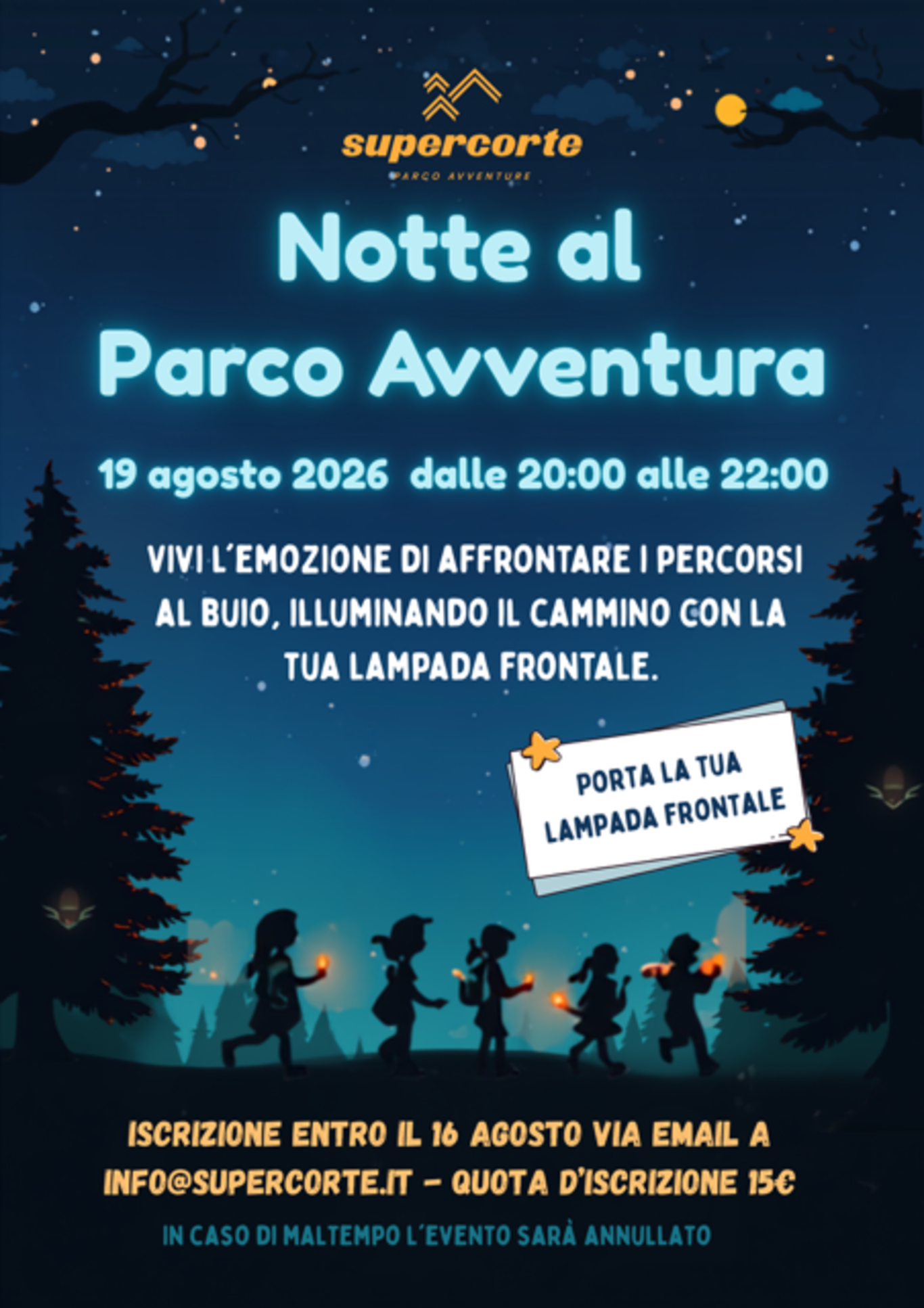 Notte al Parco Avventura
