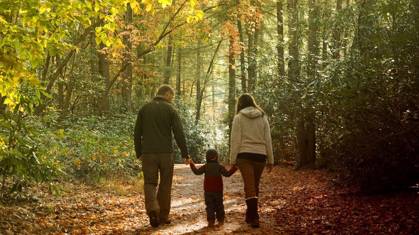 Famiglia che cammina