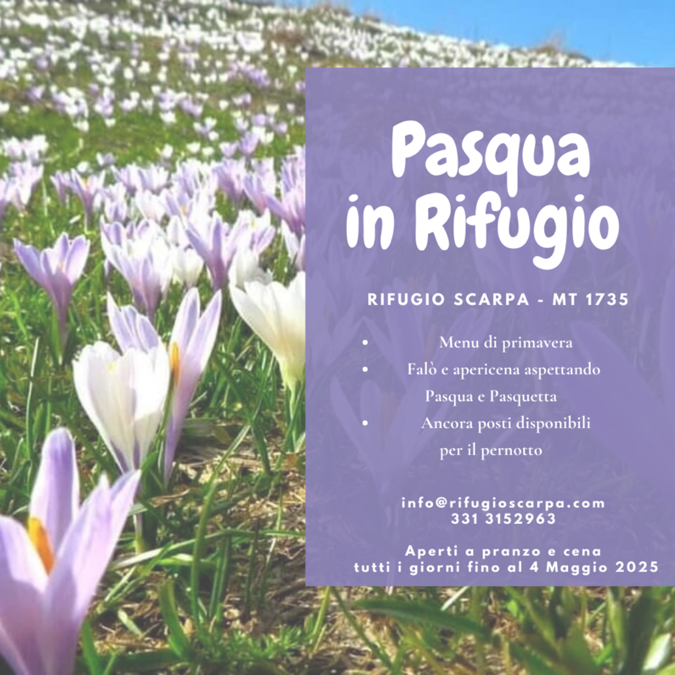Pasqua al Rifugio Scarpa