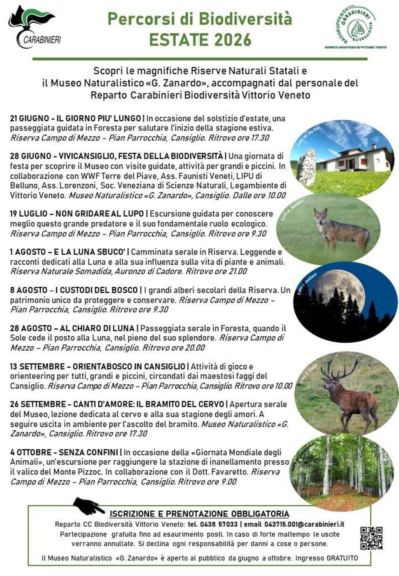 Percorsi di Biodiversità 2026 – Canti d'Amore: Il Bramito del Cervo