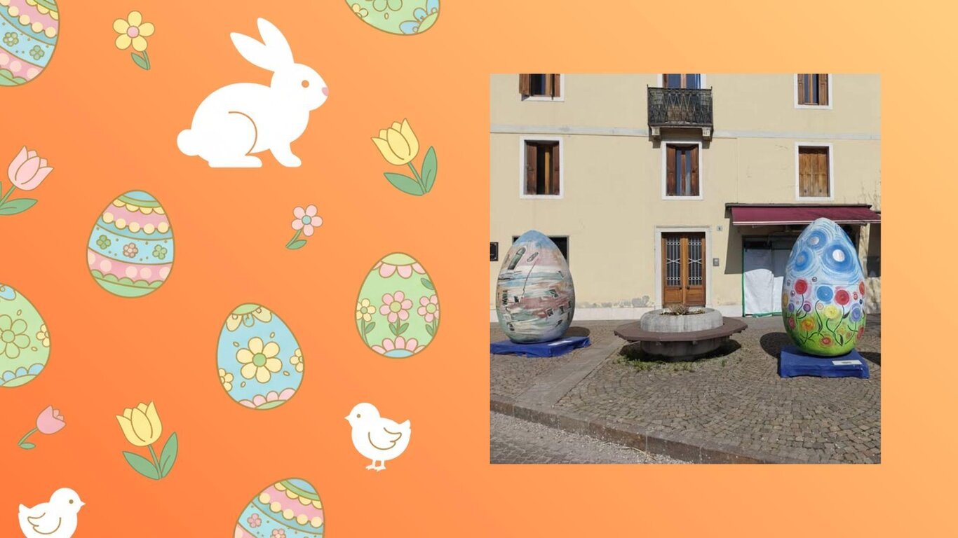 Percorso delle uova giganti a Pedavena