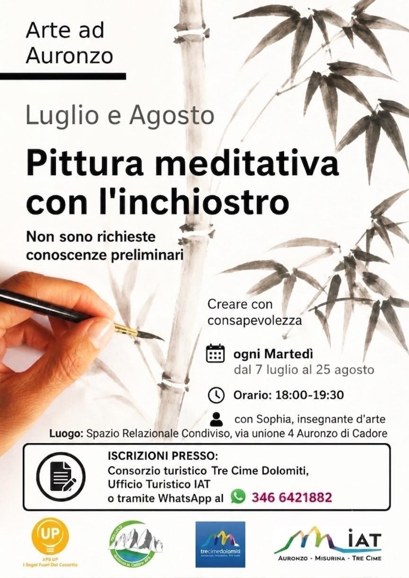 Pittura medidativa con l'inchiostro