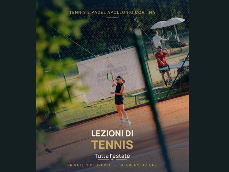 Play Tennis. Live Cortina!